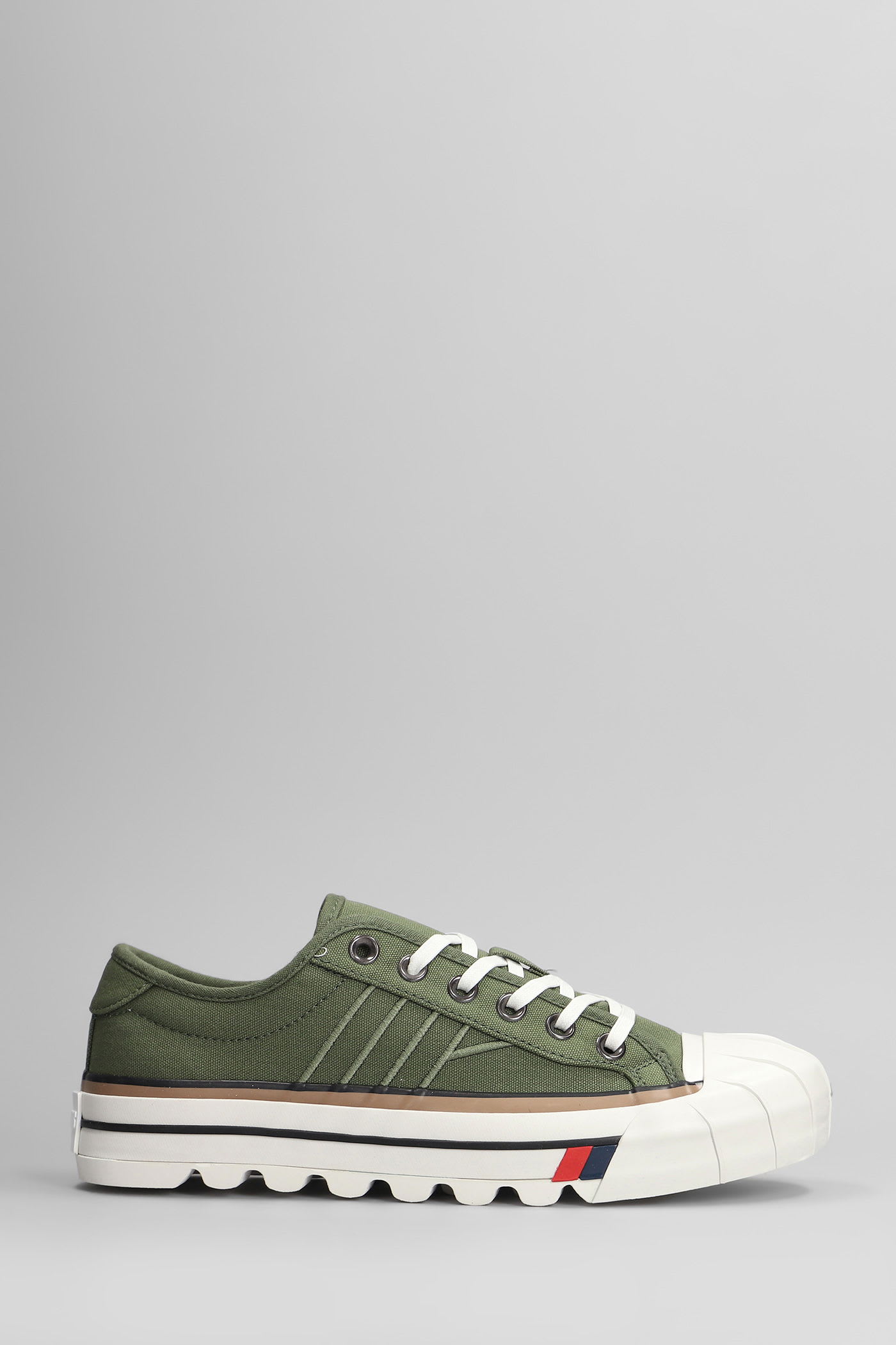 Royal Intrepid Sneakers In Green Canvas