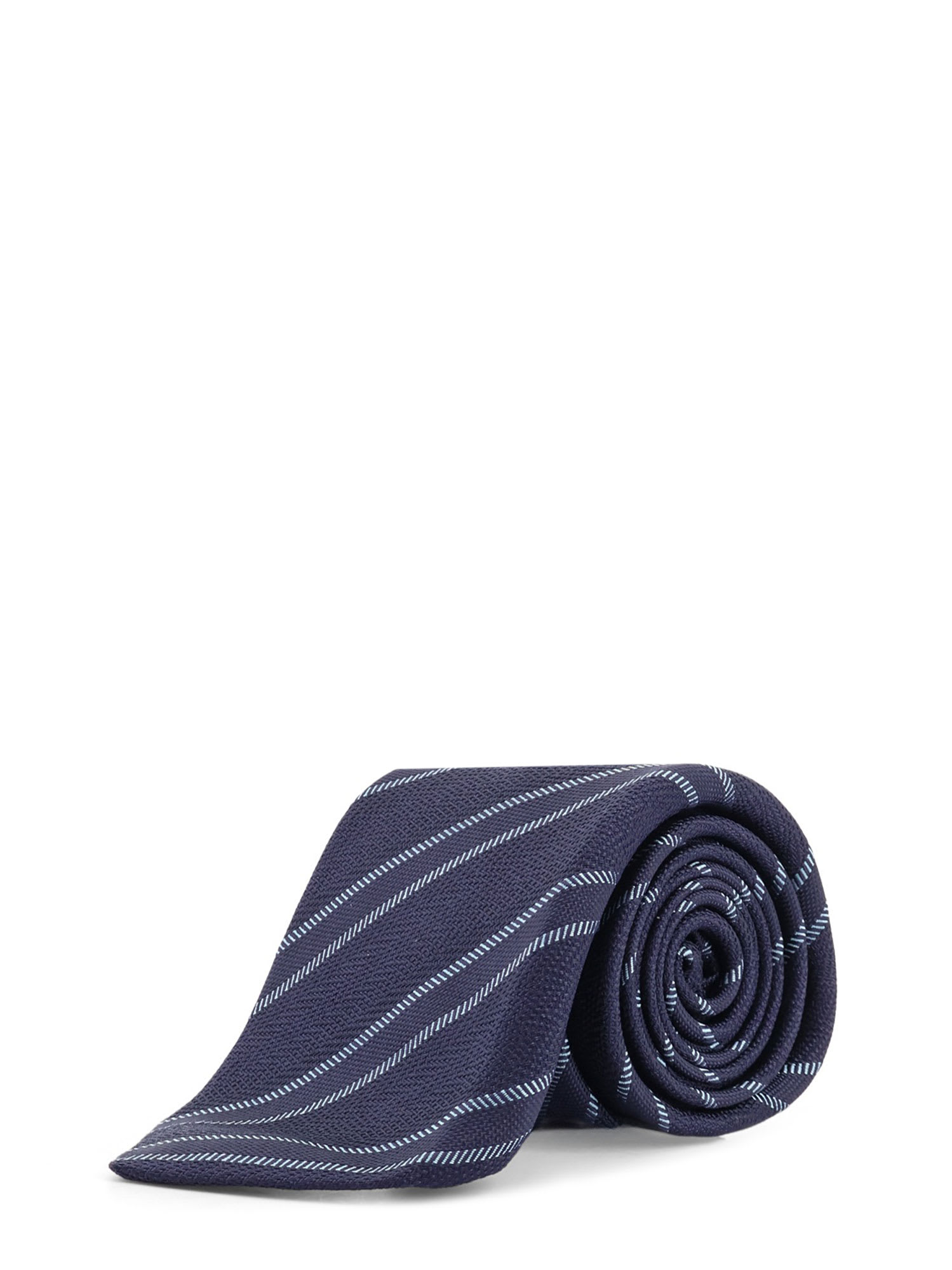 Kiton Silk Tie In Blue