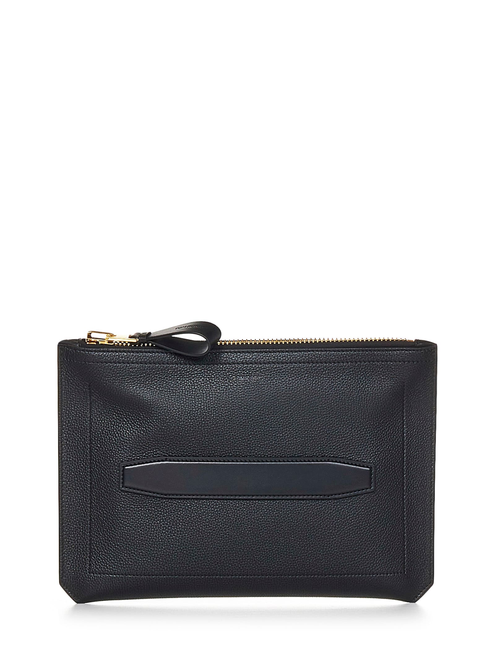 Shop Tom Ford Buckley Clutch In Black