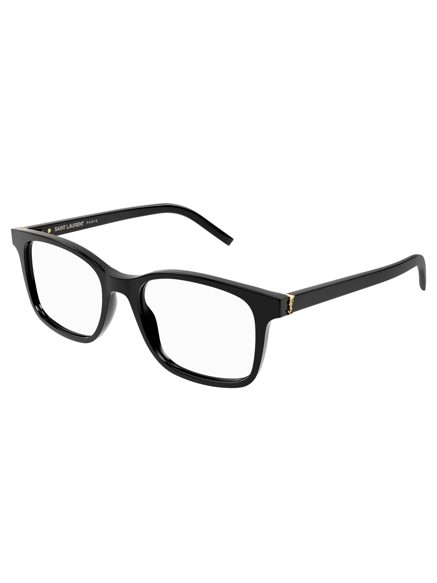 Shop Saint Laurent Sl M120 Eyewear In Black Black Transpare