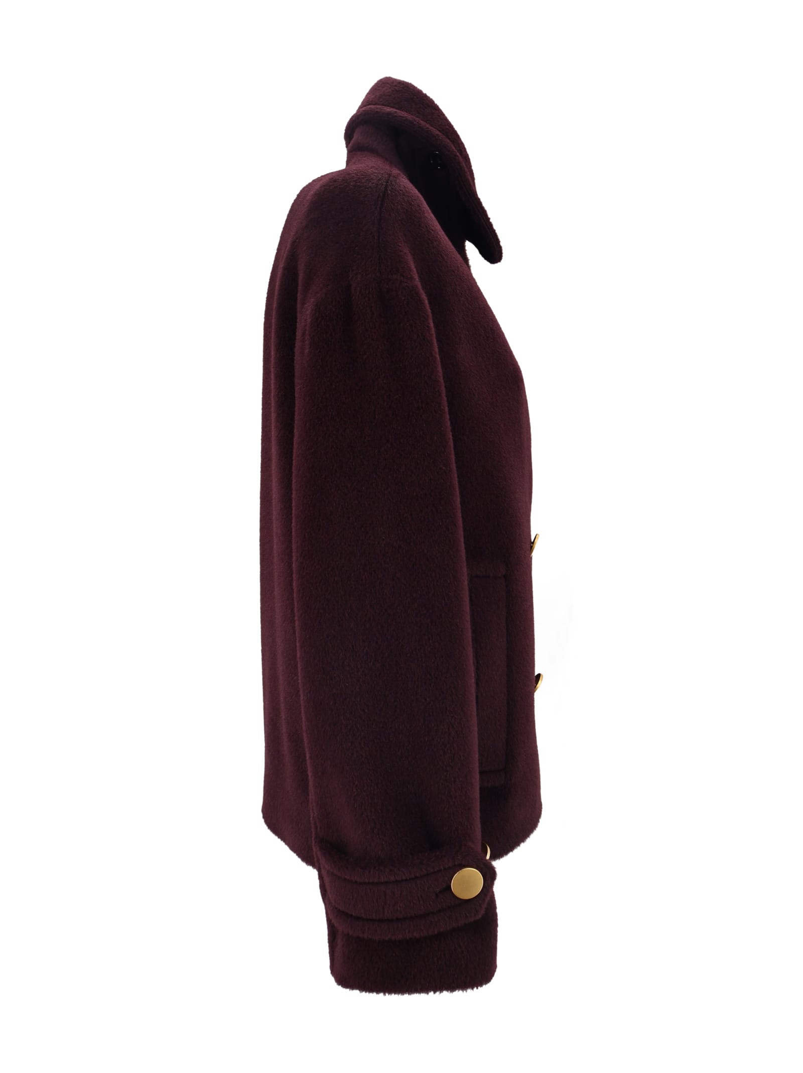 Tagliatore Double-breasted Jacket In Burgundy