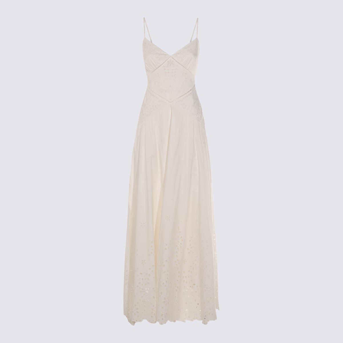 Self-portrait Lace Embroidered Maxi Dress