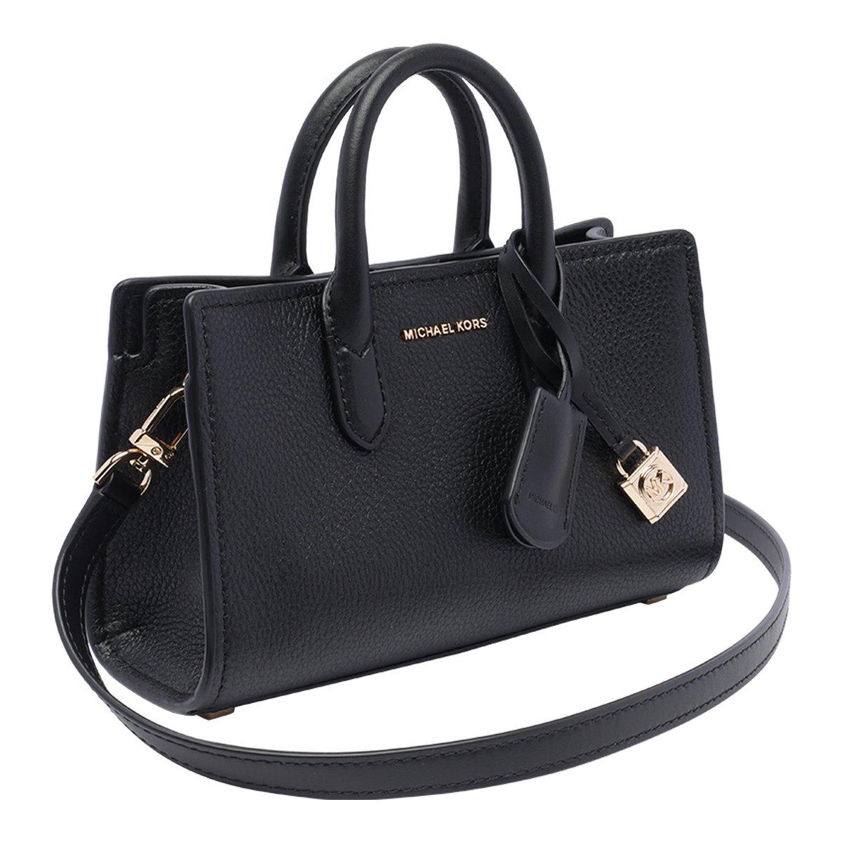 Shop Michael Michael Kors Scarlett Extra-small Crossbody Bag In Black