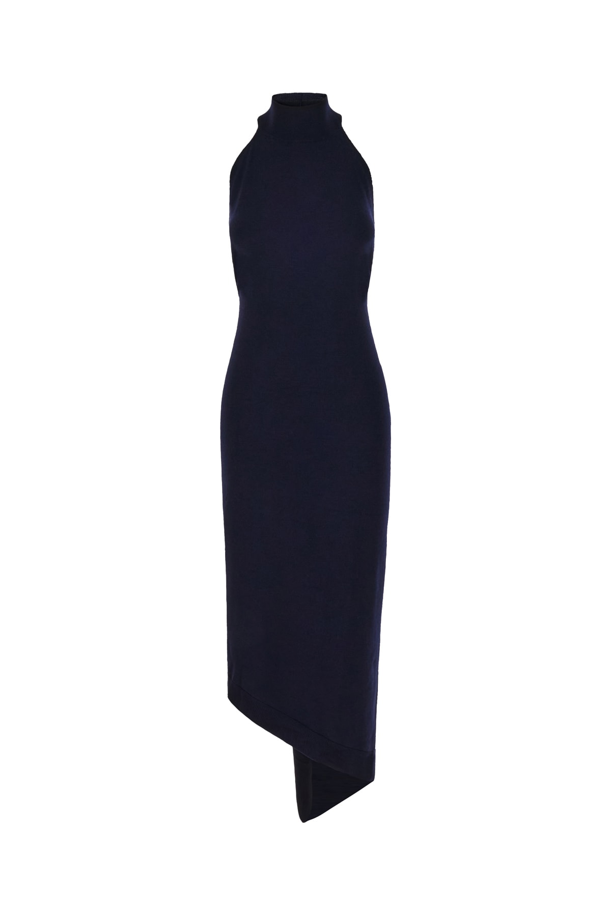 Shop Fendi Blue Wool Dress In F1m2f