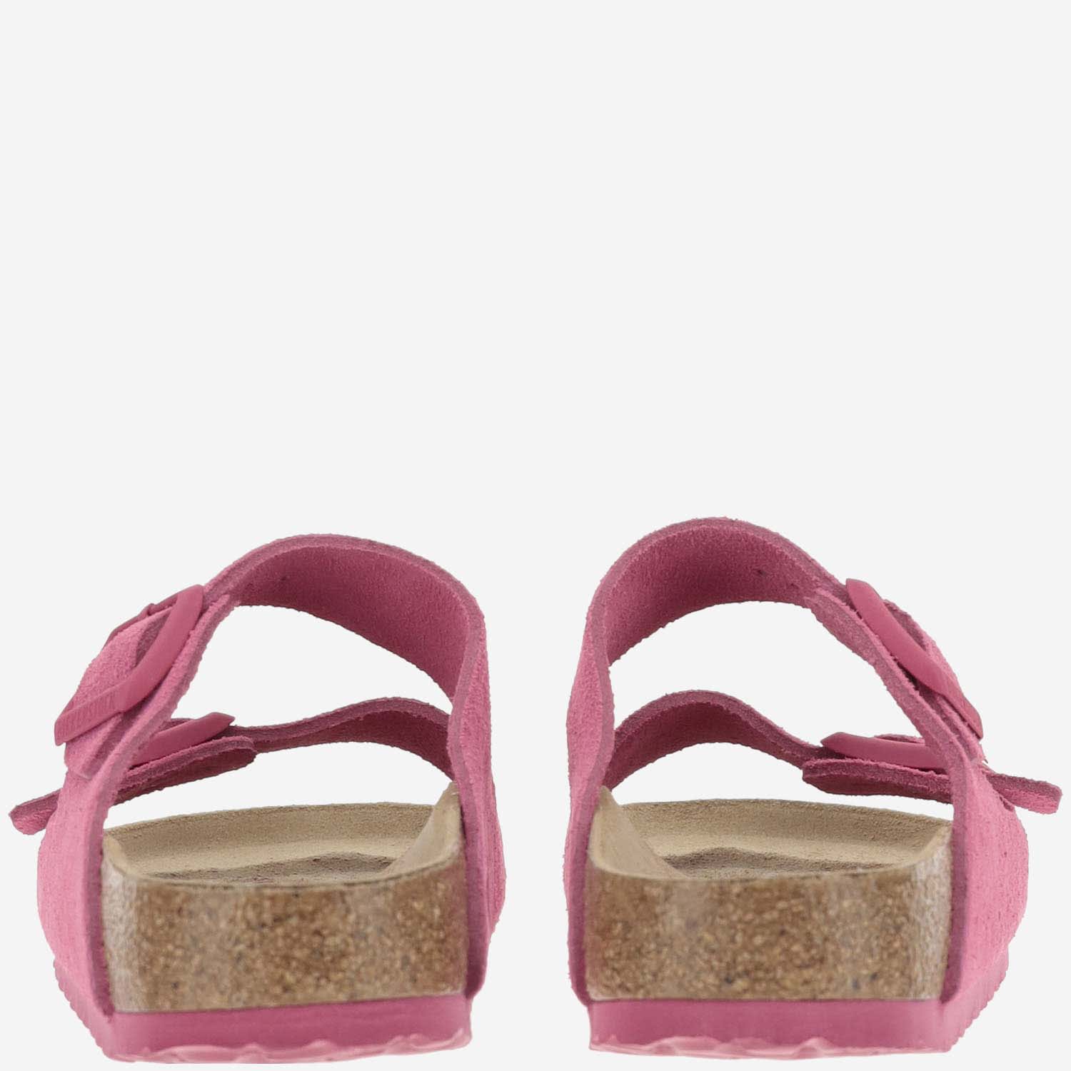 Shop Birkenstock Arizona Suede Sandals In Pink