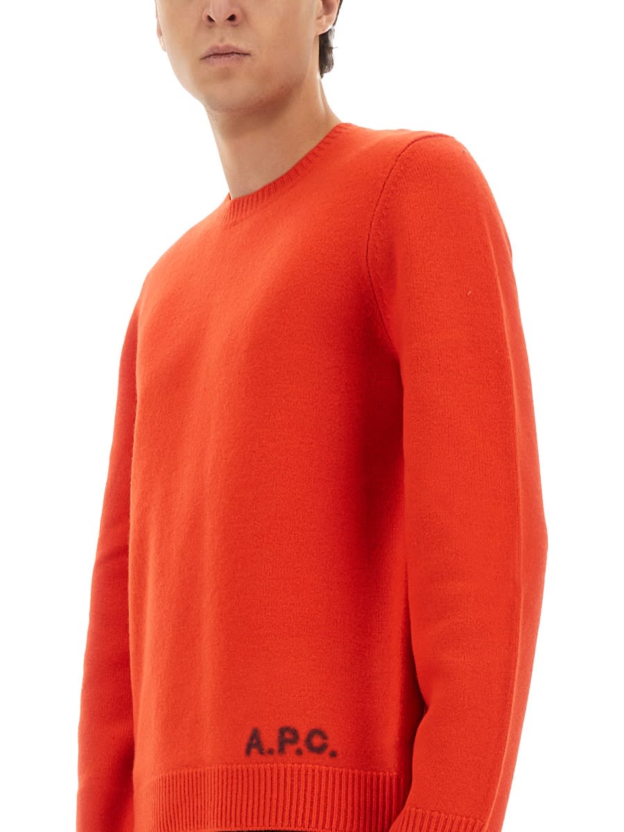 Apc A.p.c. Jersey Edward In Red