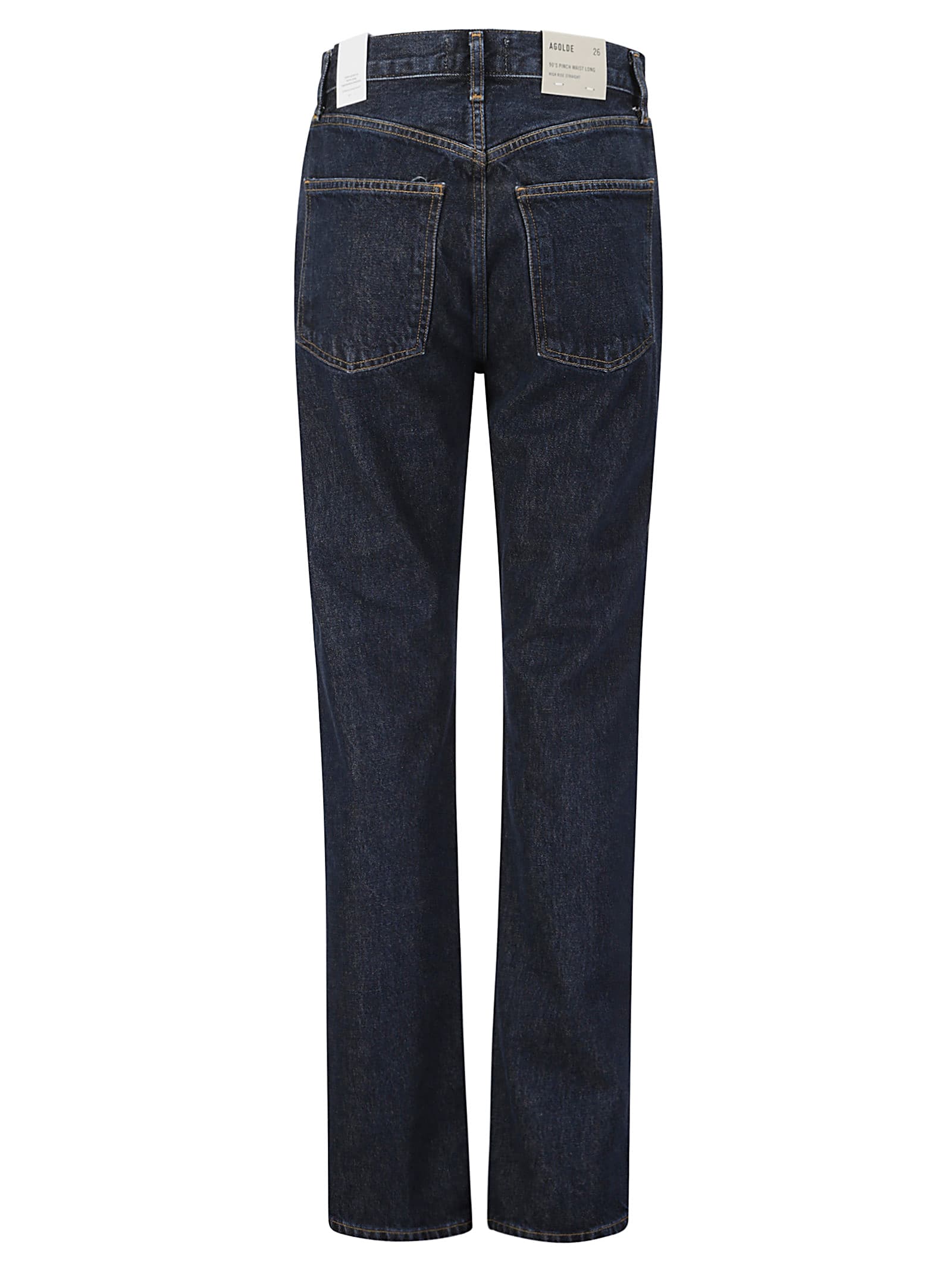 Agolde 90s Pimch Waist Long In Polished In Polished