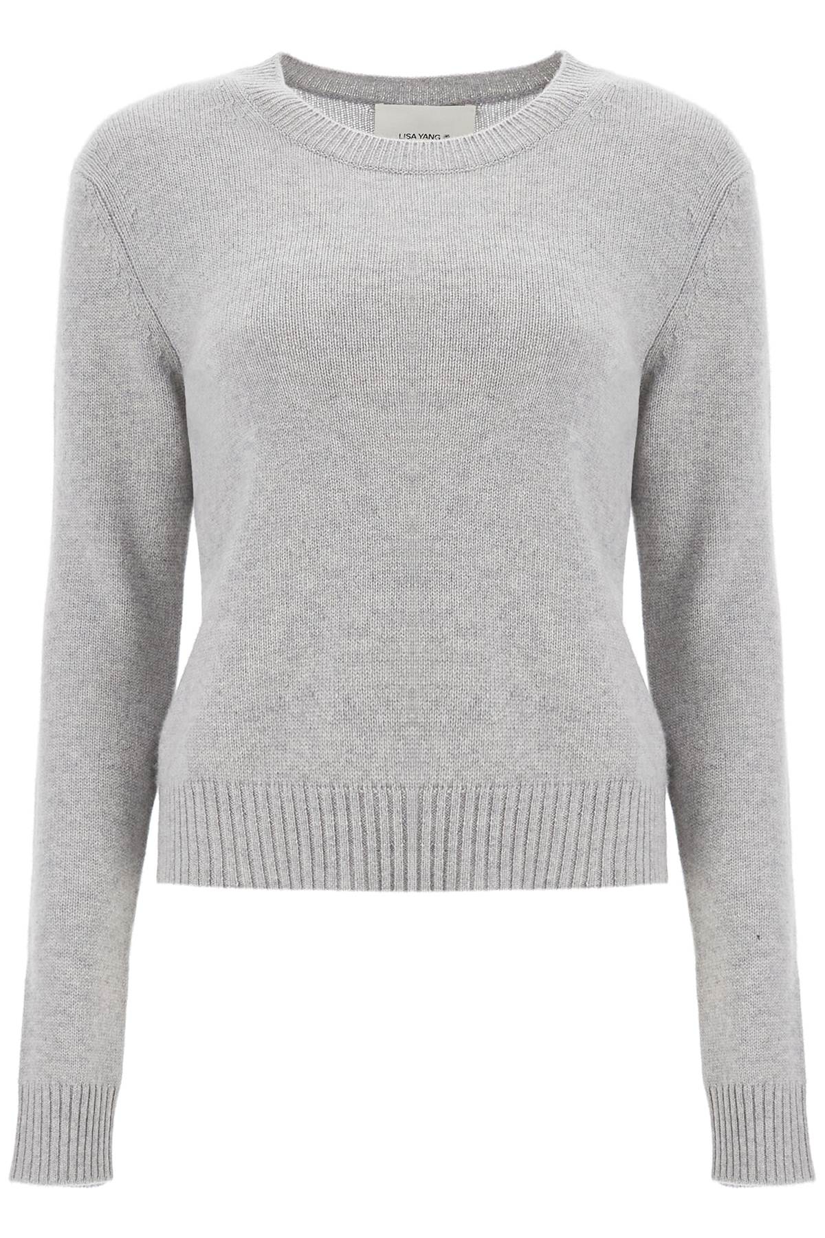 Shop Lisa Yang Cashmere Mable Pullover In Light Grey