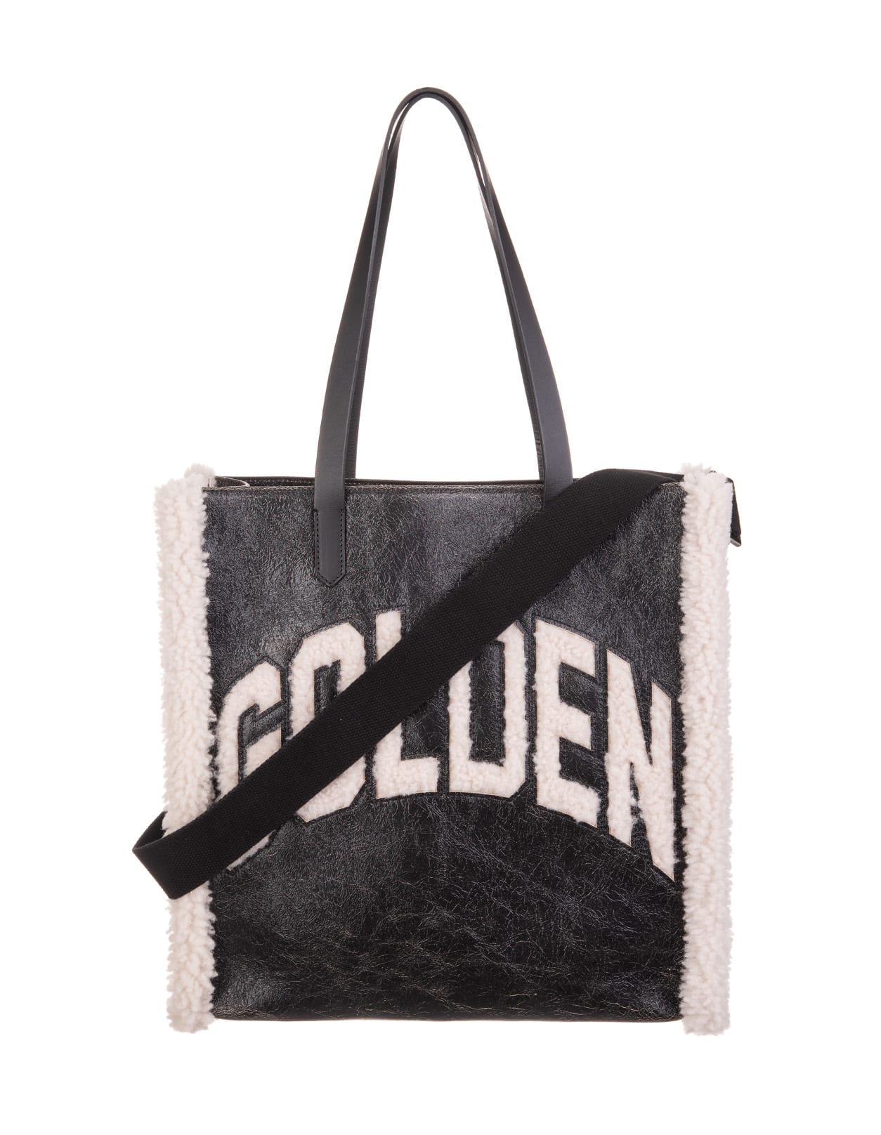 Golden Goose Black California North-south Shopping Bag