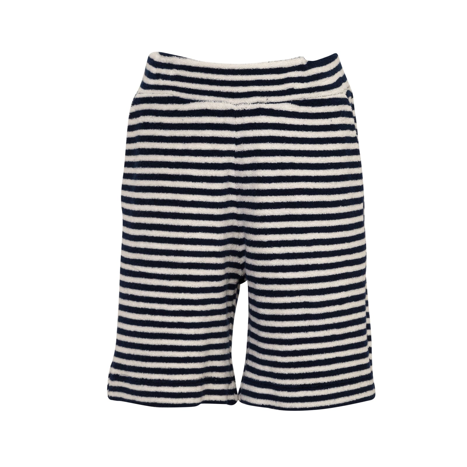Fay Kids' Striped Shorts In Blue