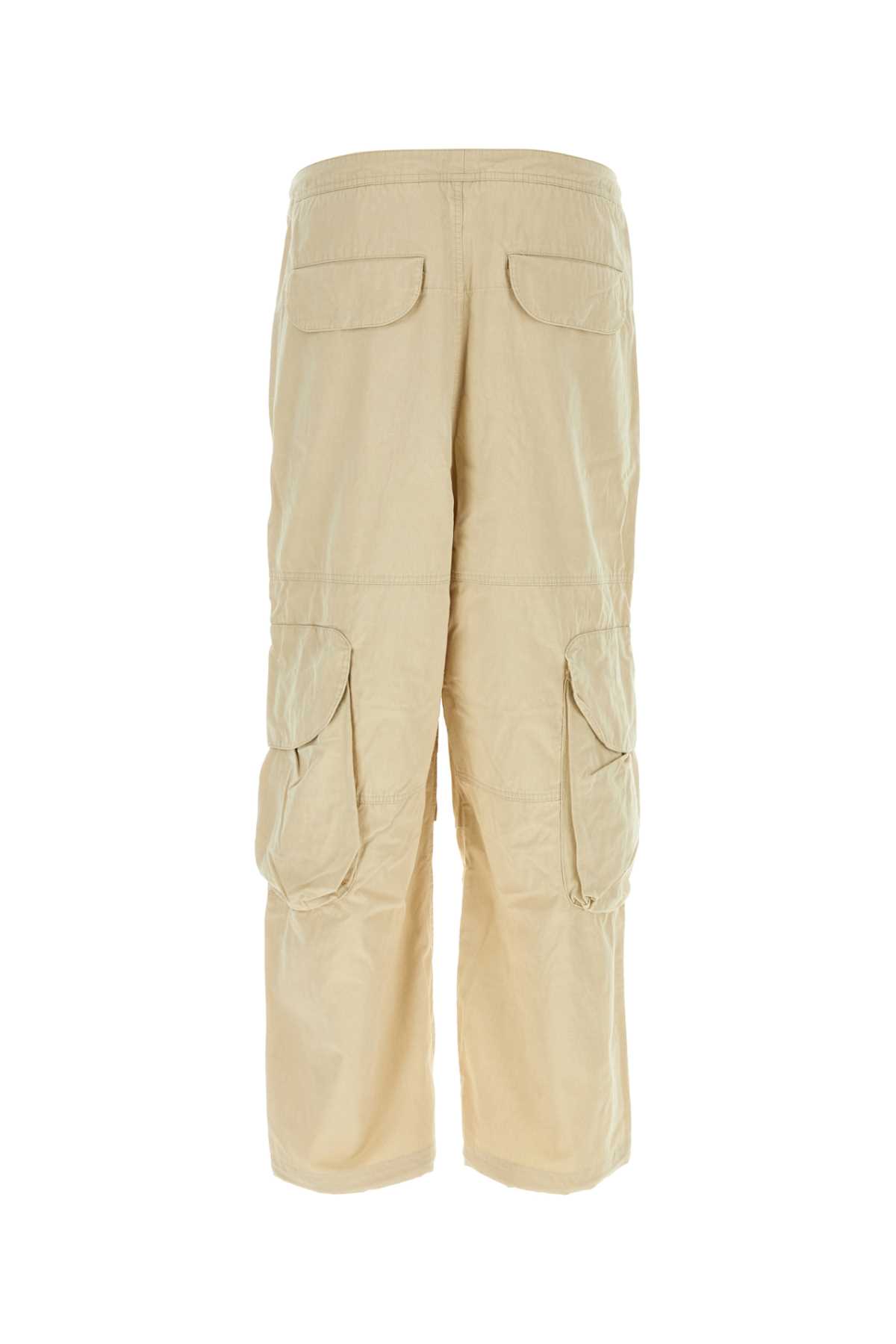 Shop Entire Studios Sand Cotton Cargo Pant In White