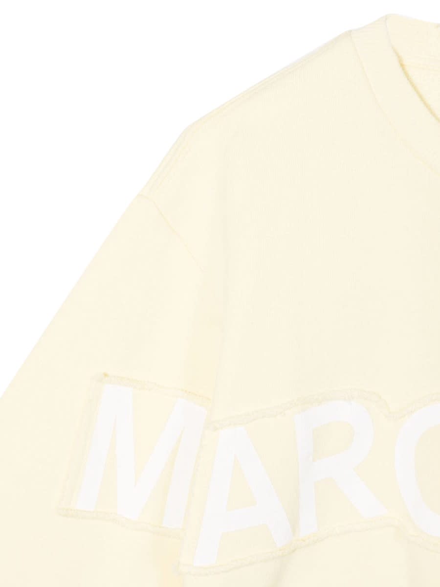 Shop Mm6 Maison Margiela Sweatshirt In Yellow