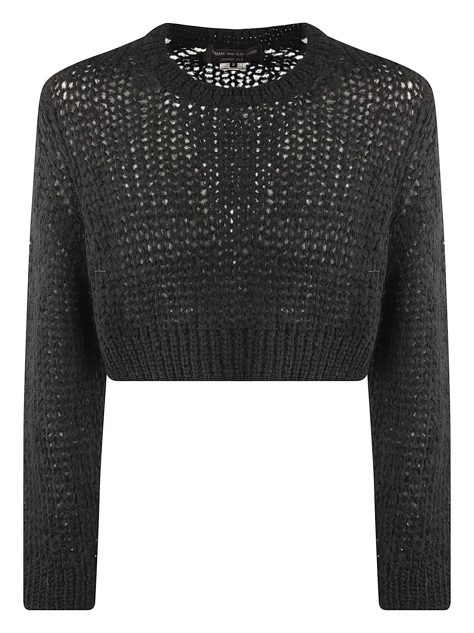 Shop Comme Des Garçons Homme Deux Mens Sweater In Black