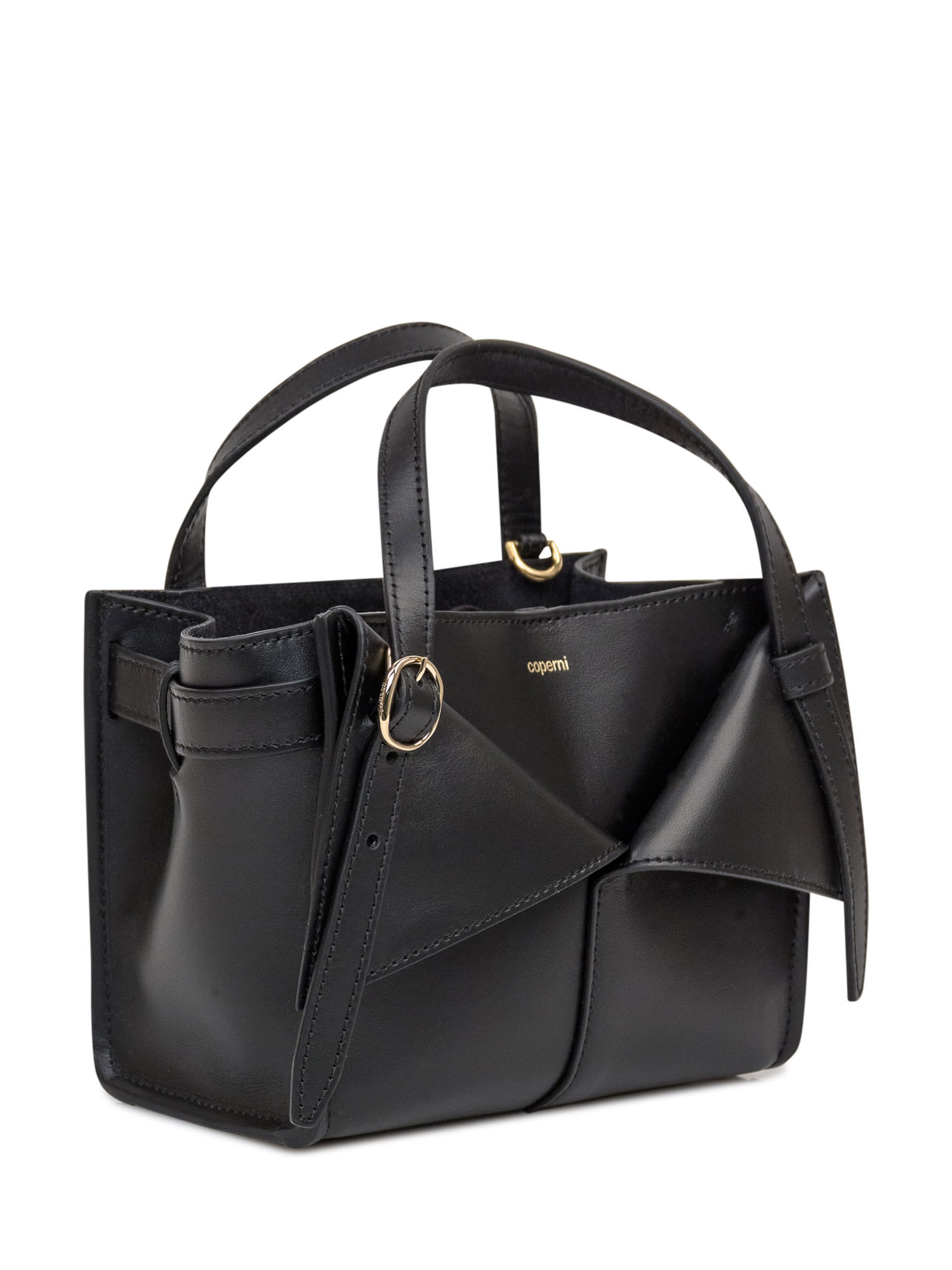 Shop Coperni Mini Belt Cabas Bag In Black