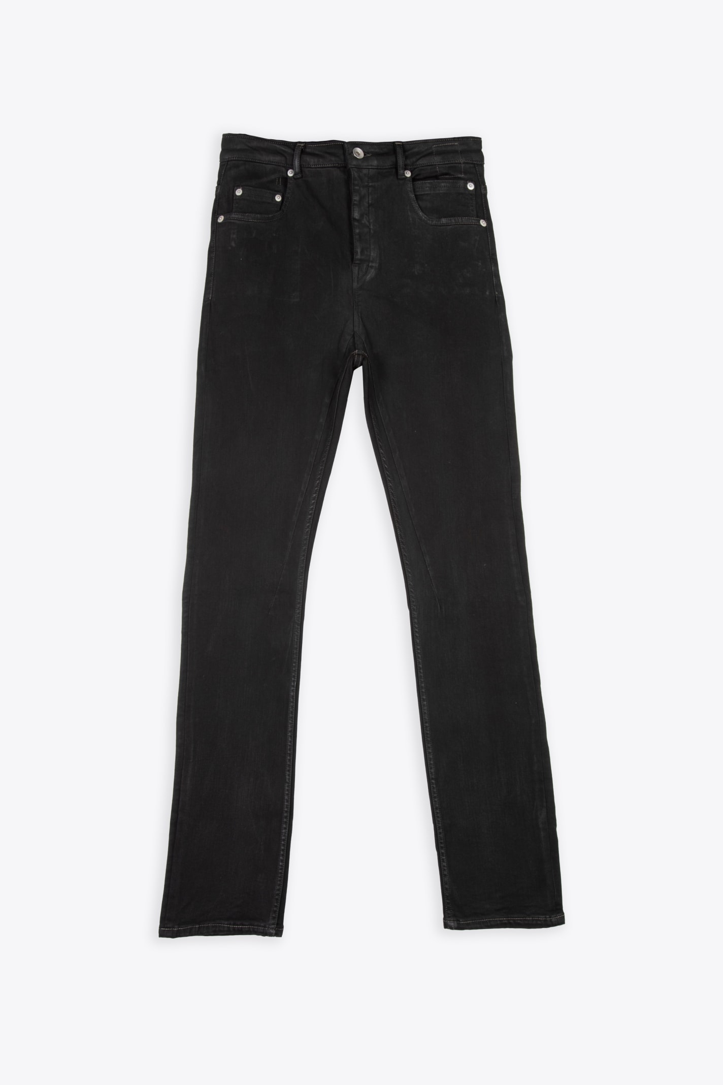 DIESEL Black waxed denim skinny jeans - Sleenker | Strikestore