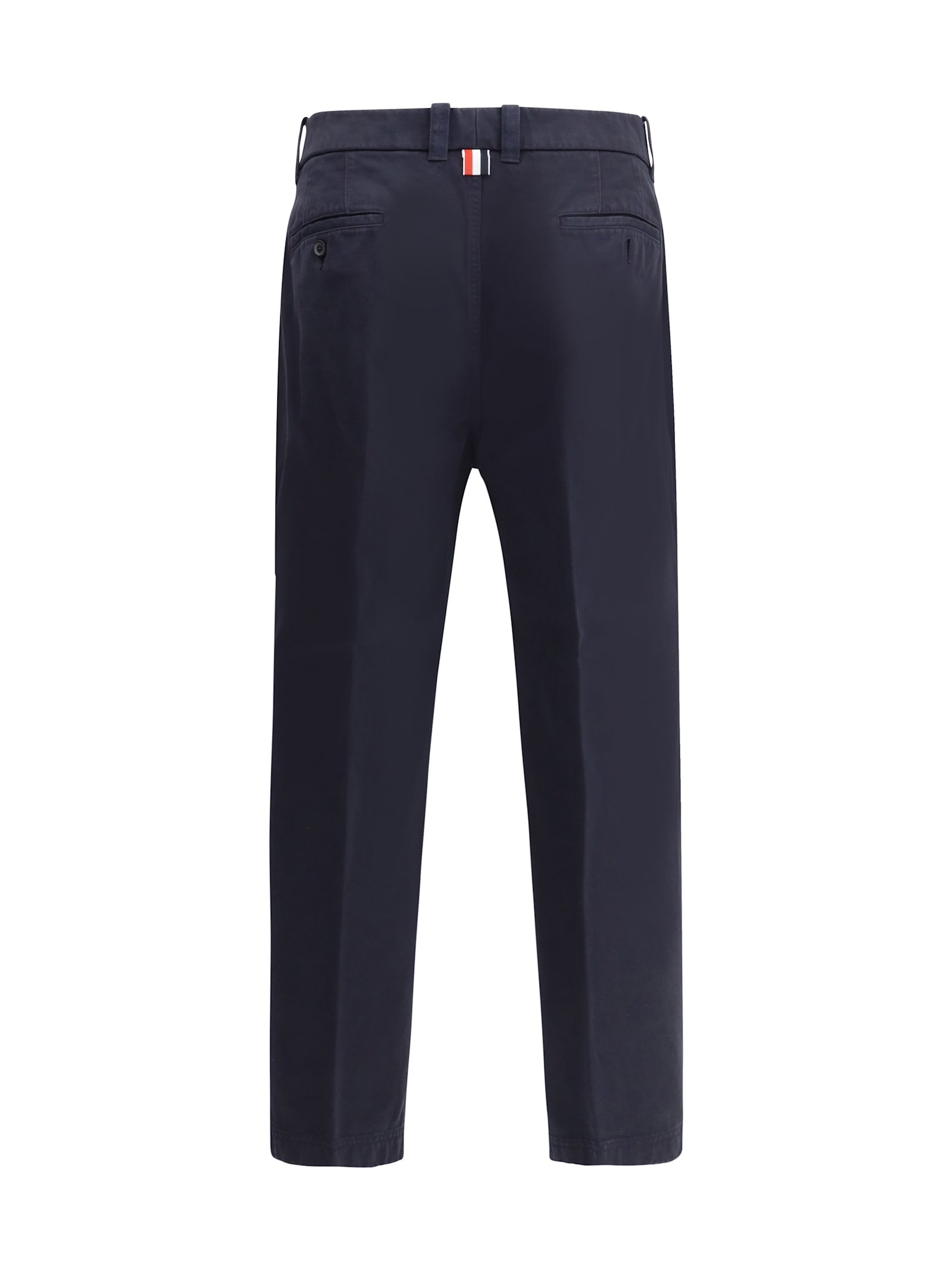 Thom Browne Utility Garment Dyed Chino Pants In Navy