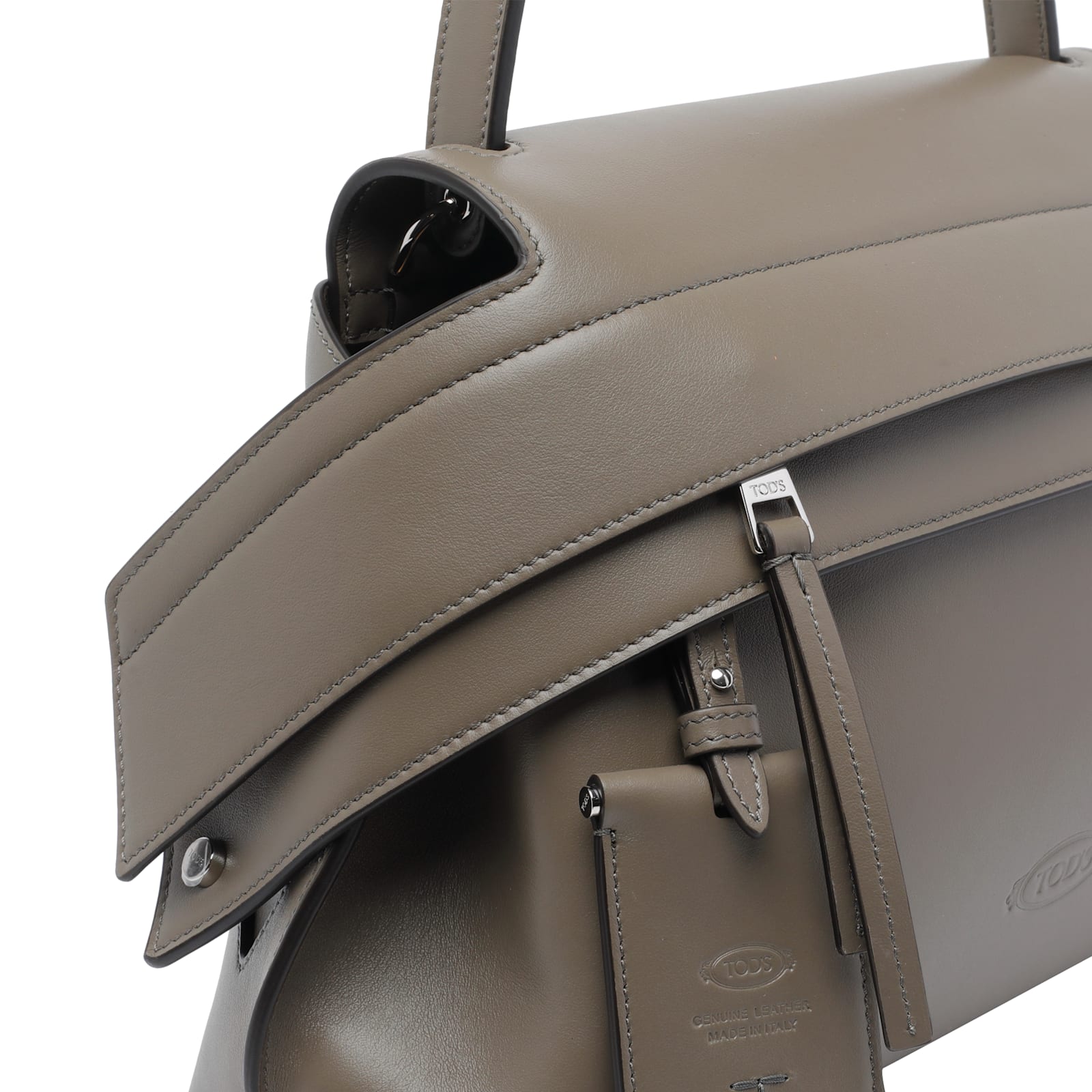 Tod's Small Wave Shoulder Bag And Handle In Brown