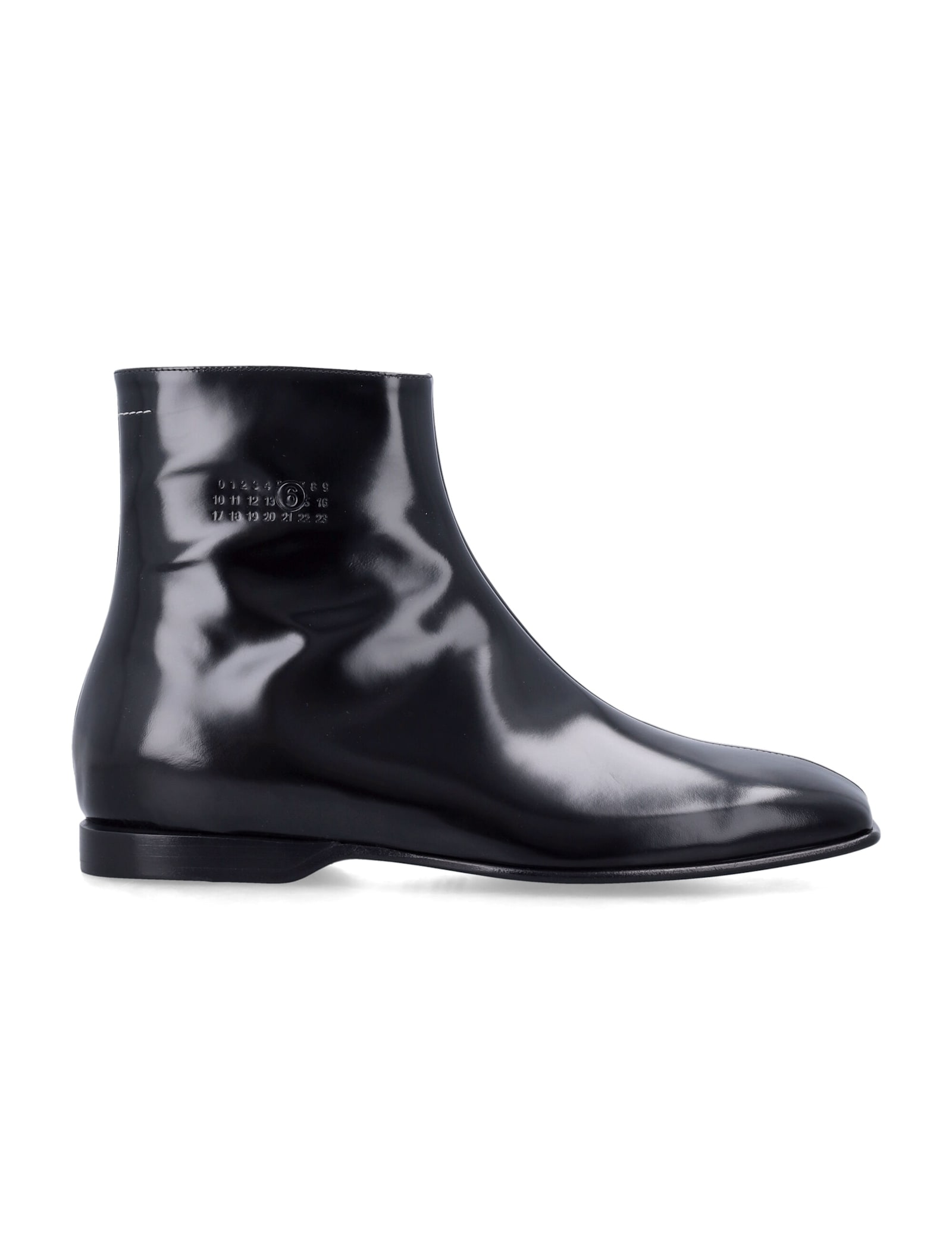 MM6 Maison Margiela Mm6 Leather Ankle Boots MM6 Maison Margiela Mm6 Leather Ankle Boots