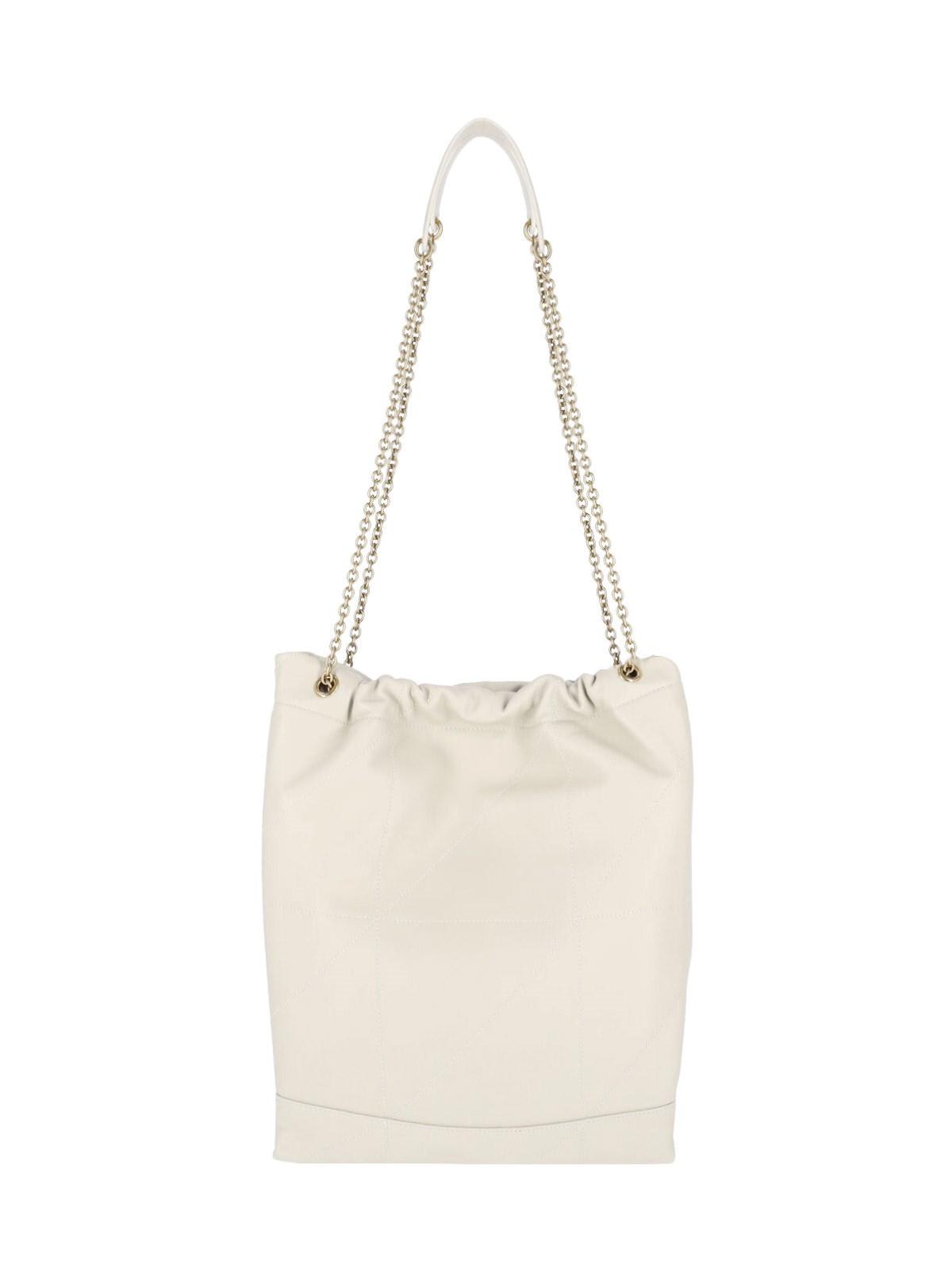 Saint Laurent Jamie Pochon Bucket Bag In Black