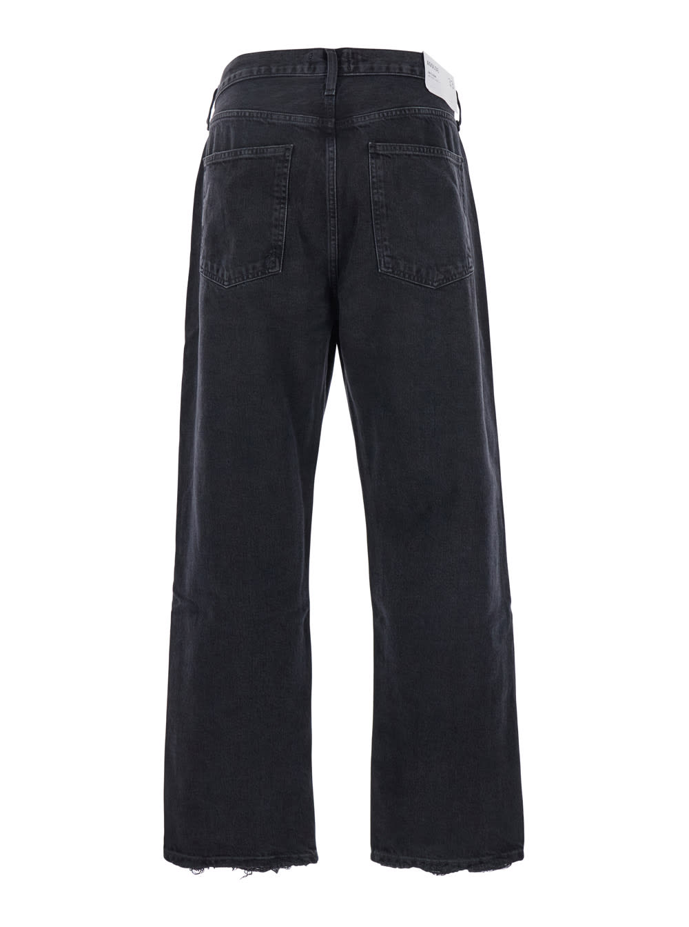 AGOLDE 90s Black Five Pocket Jeans In Cotton Man