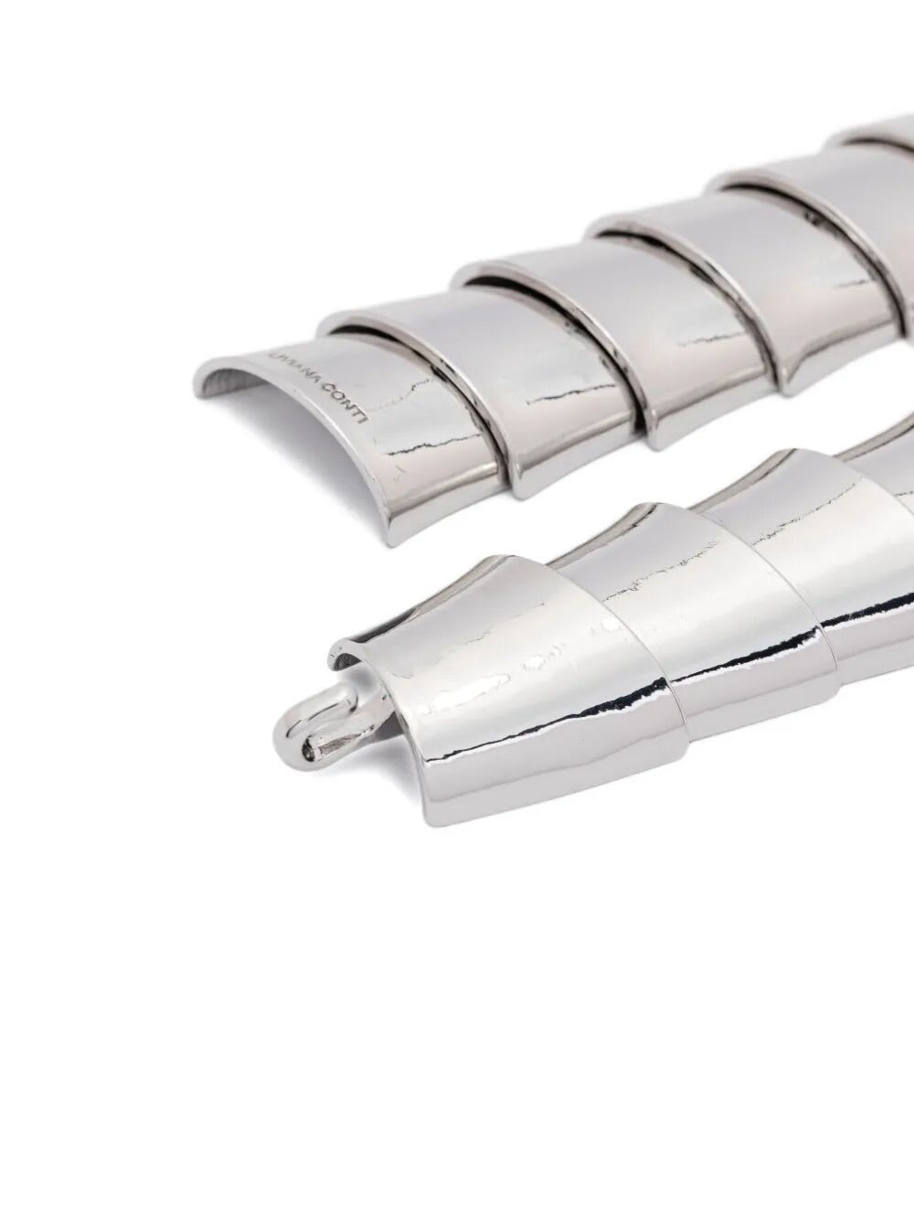 Liviana Conti Logo-engraved Necklace In Metallic