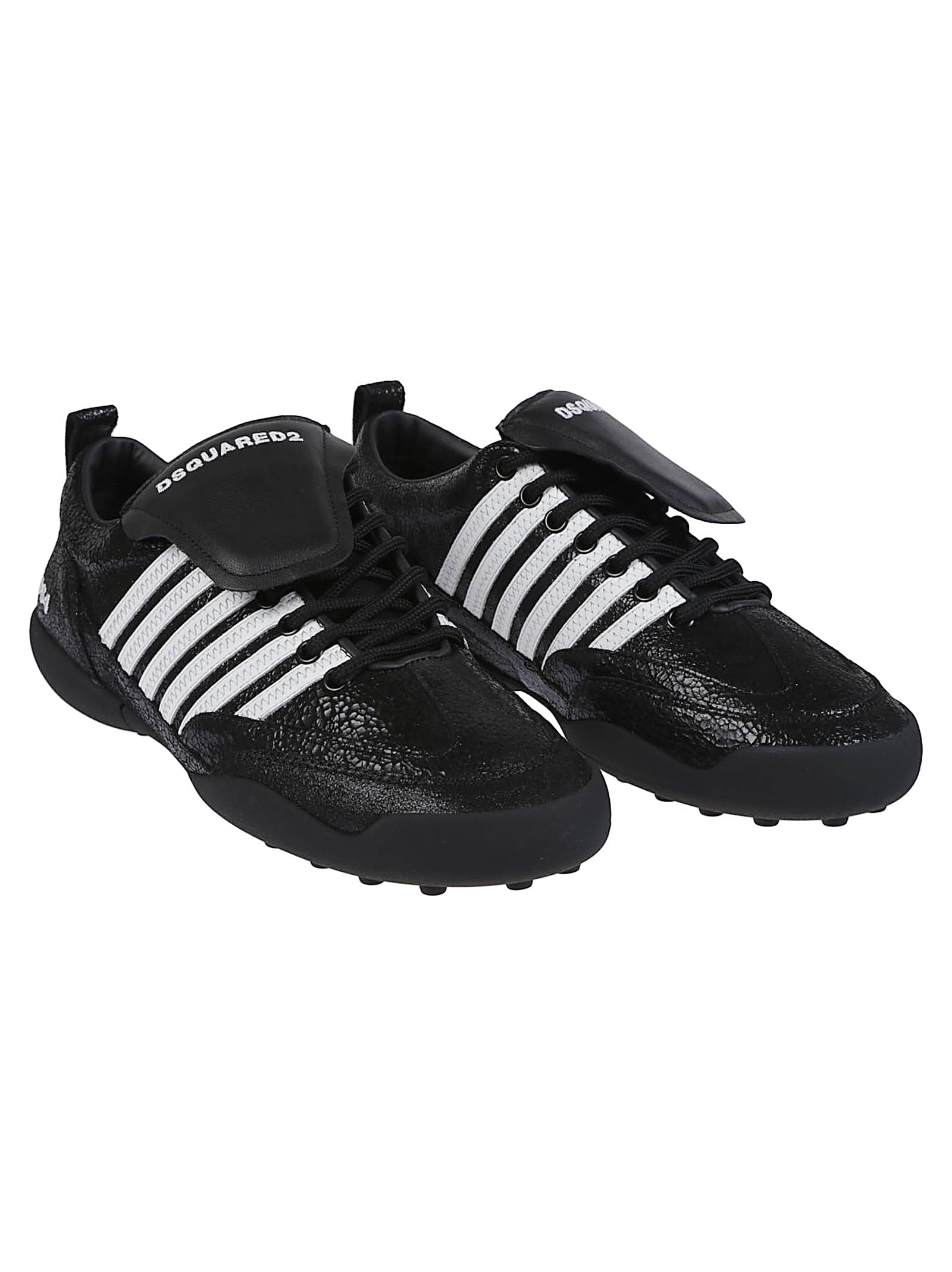 Dsquared2 Soccer Lace-up Low Top Sneakers In Multi