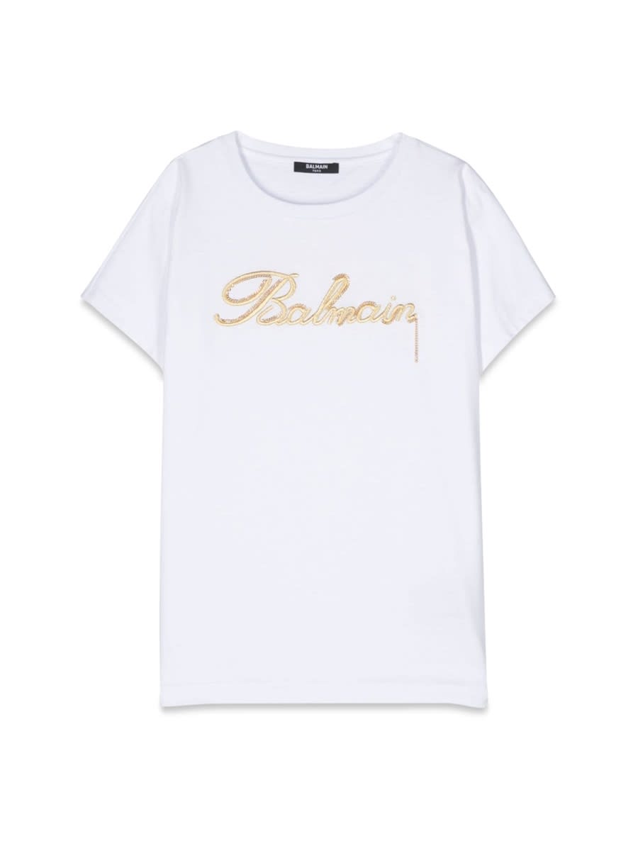 Balmain Kids' T-shirt/top In White