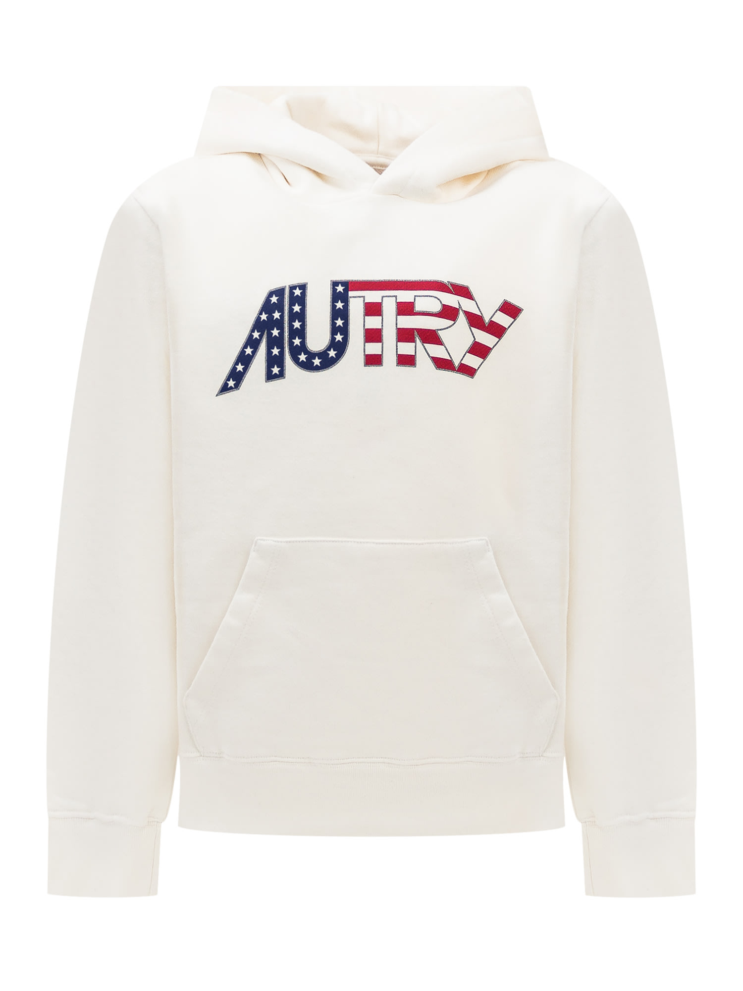Shop Autry Hoodie With Logo In Apparel White