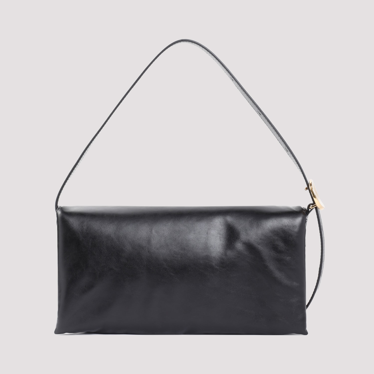 Shop Jil Sander Origami Shoulder Bag In Black