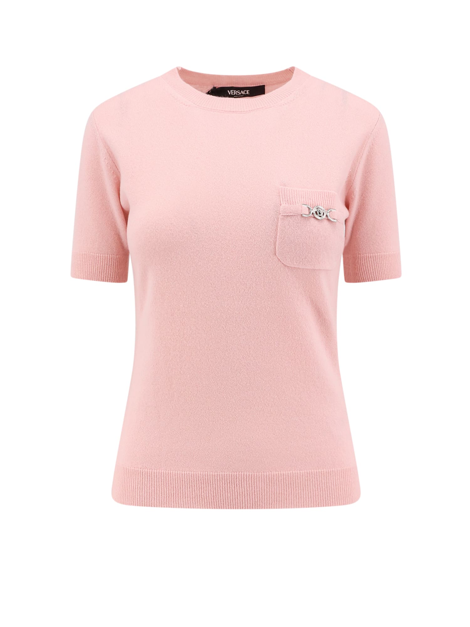 Shop Versace Sweater In Pink