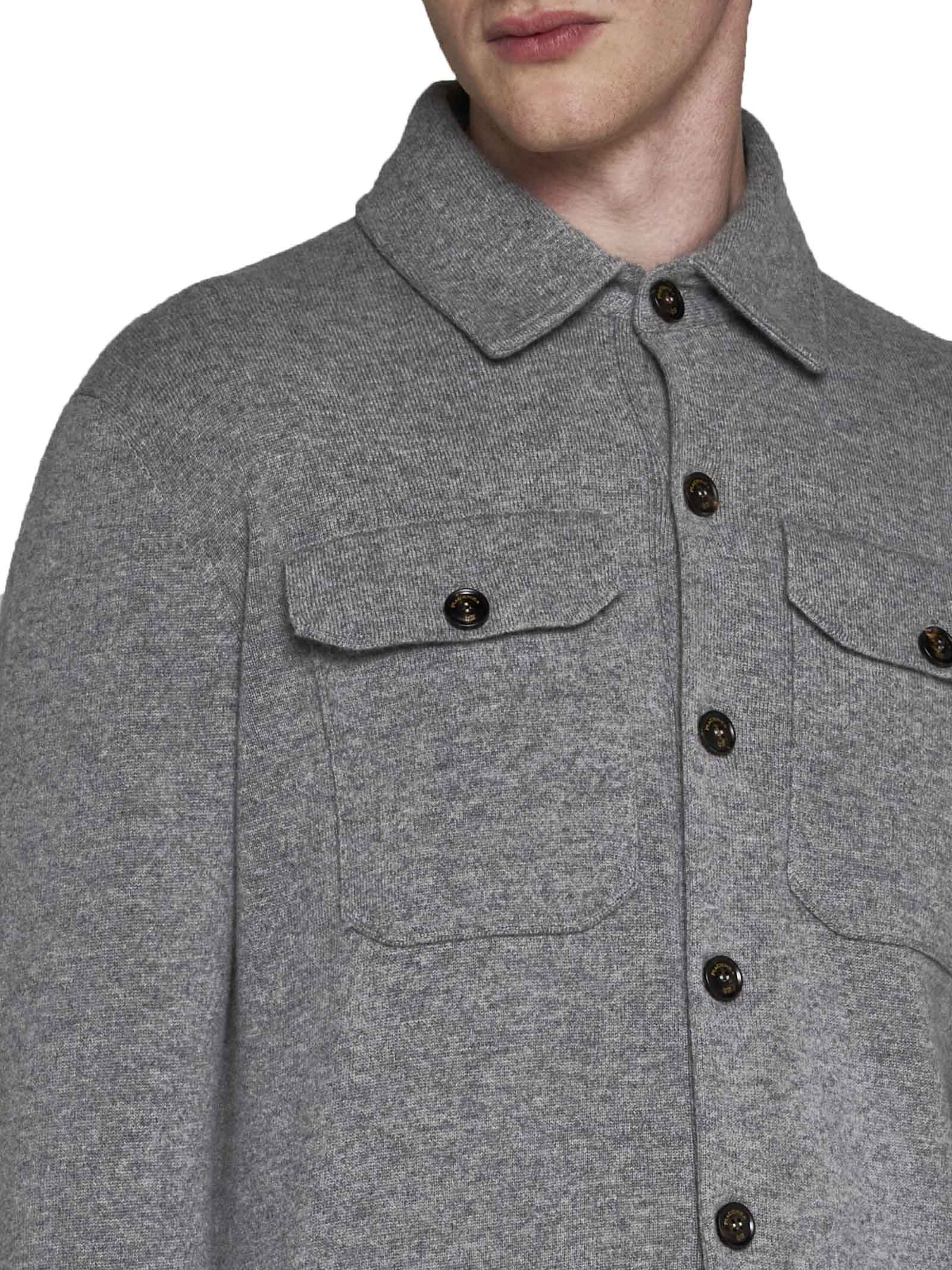 Shop Piacenza Cashmere Shirt In Grey
