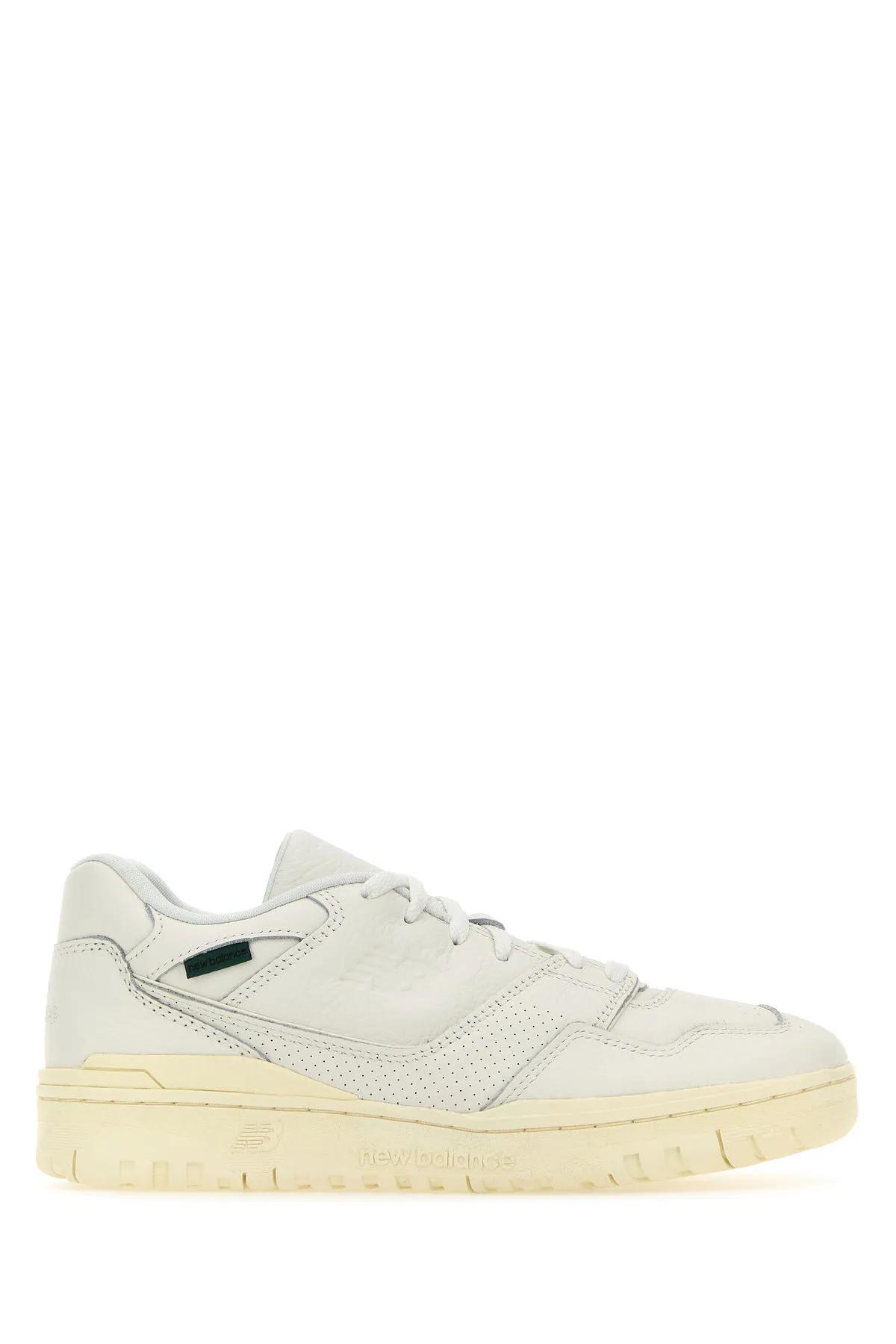 New Balance 327 Man Sneakers White Size 9 Leather In Sea Salt