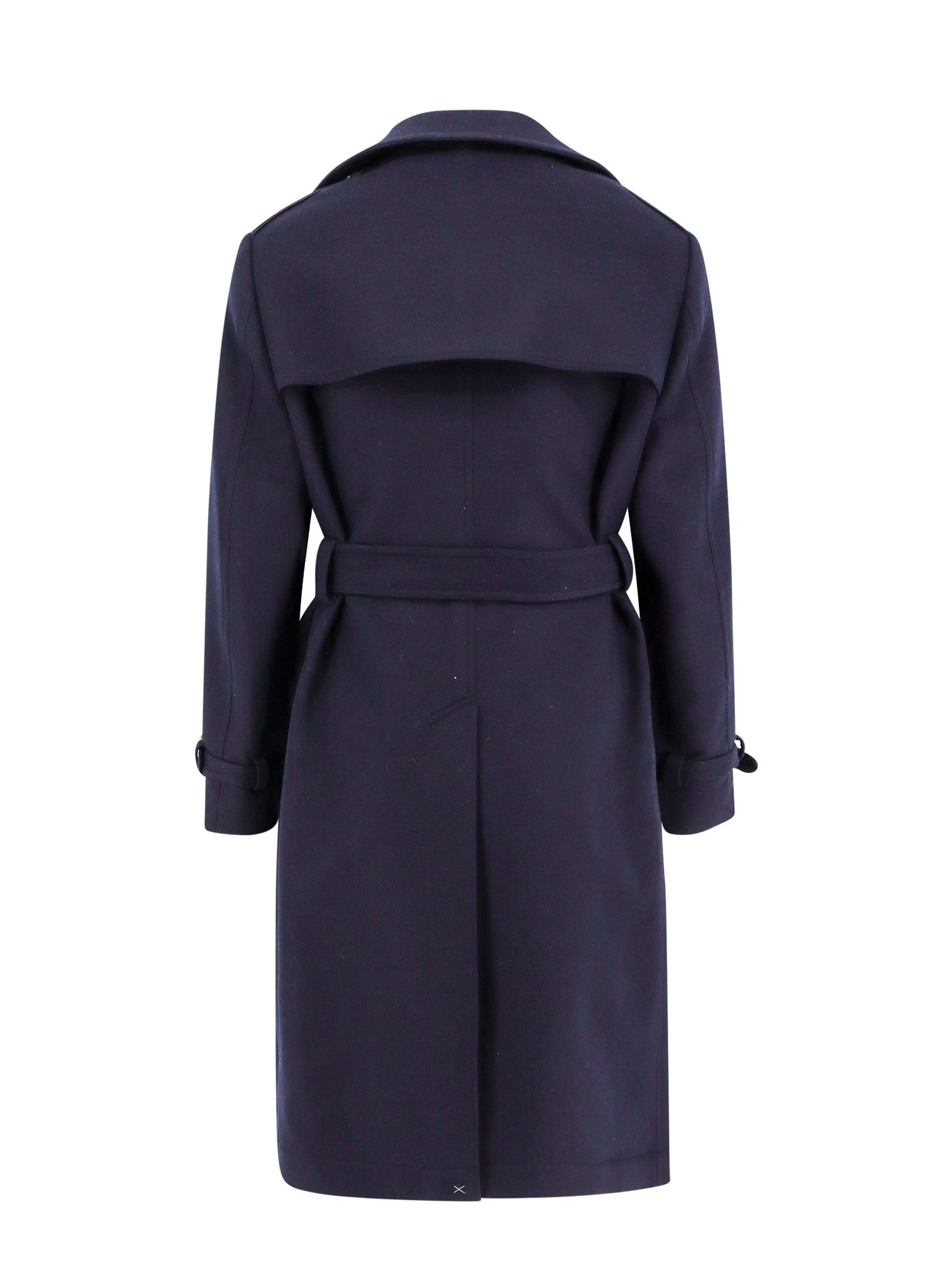 Shop Brunello Cucinelli Coat In Blue