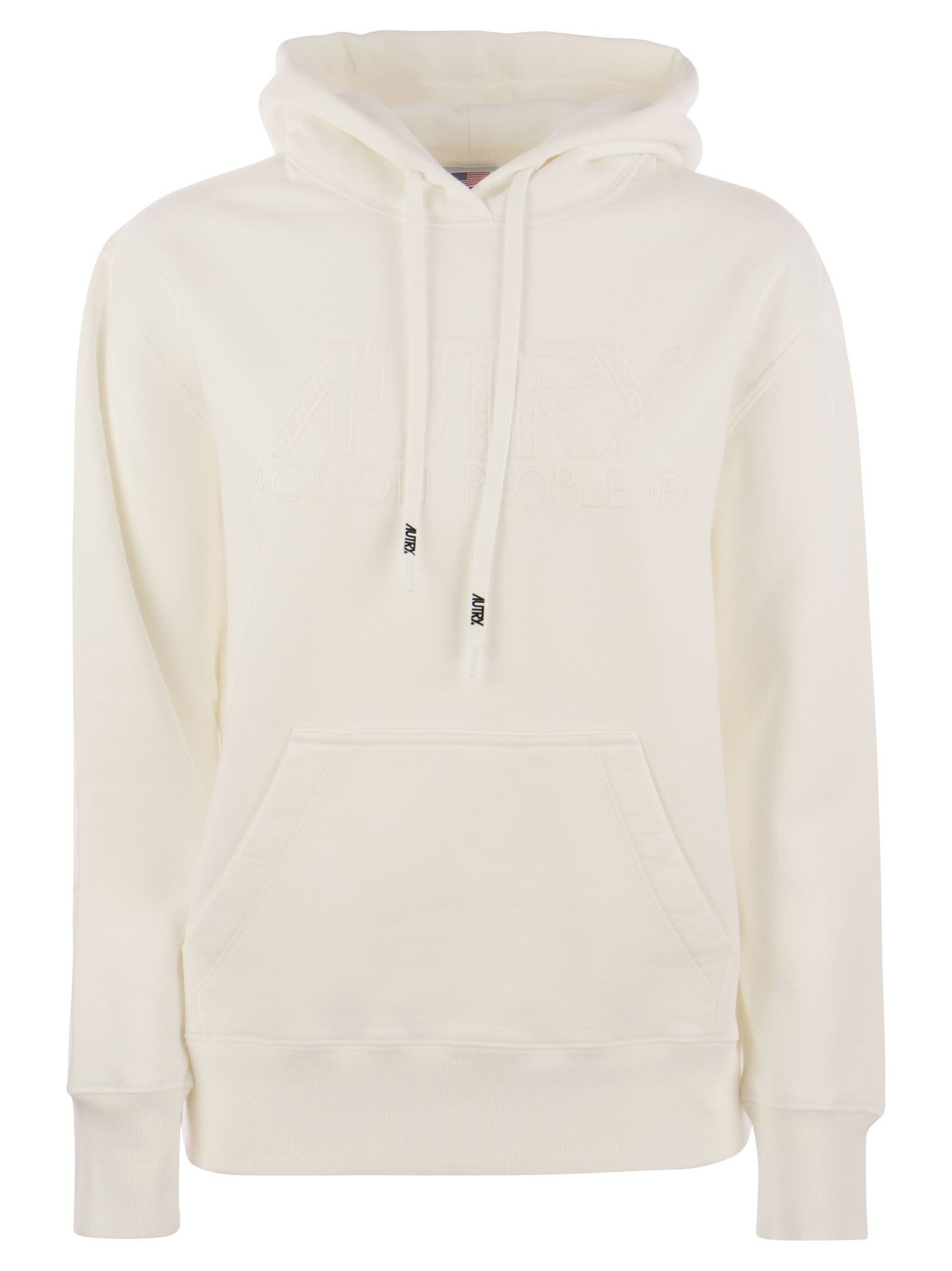 White Cotton Sweatshirt