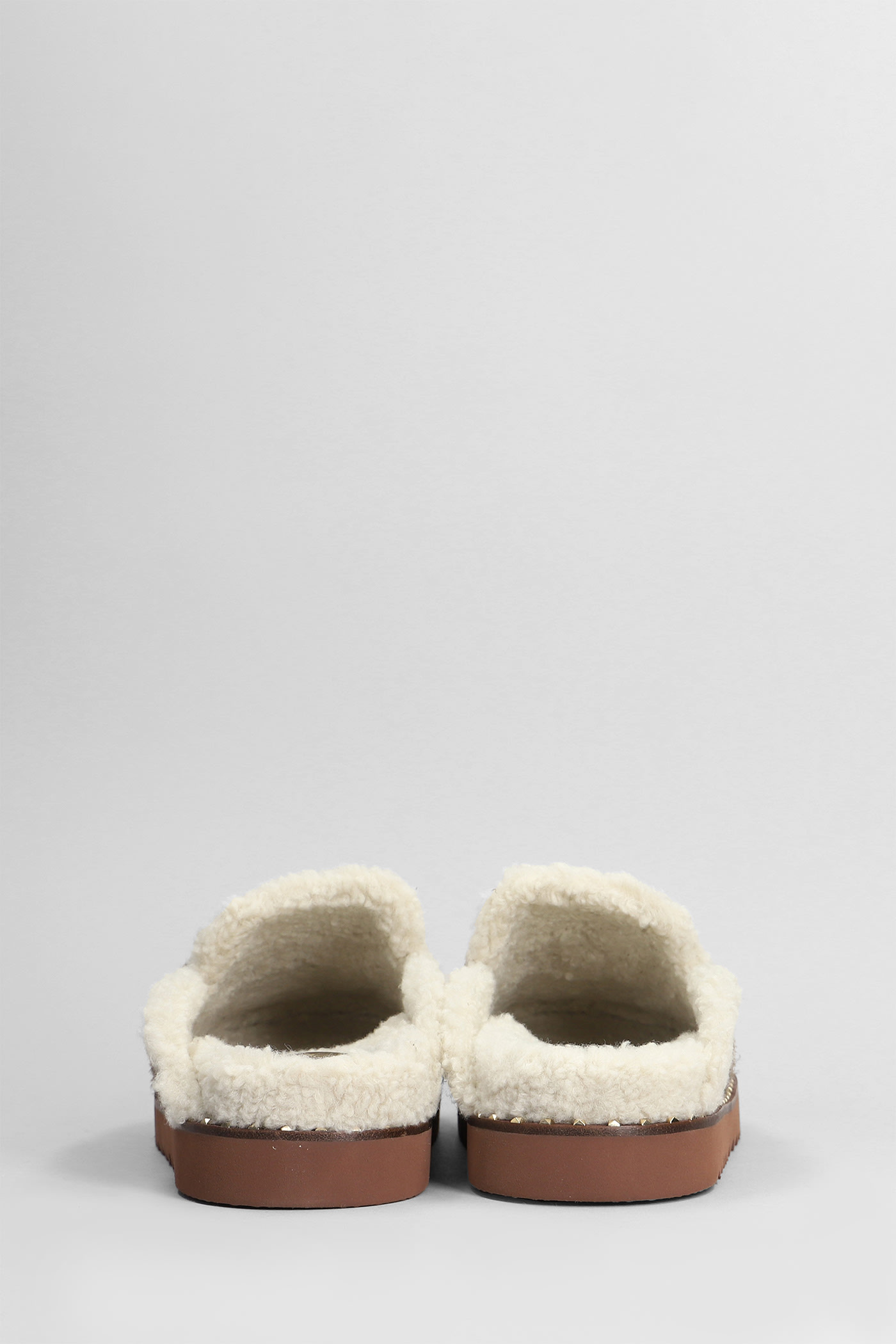 Shop Ash Genda Slipper-mule In Taupe Suede