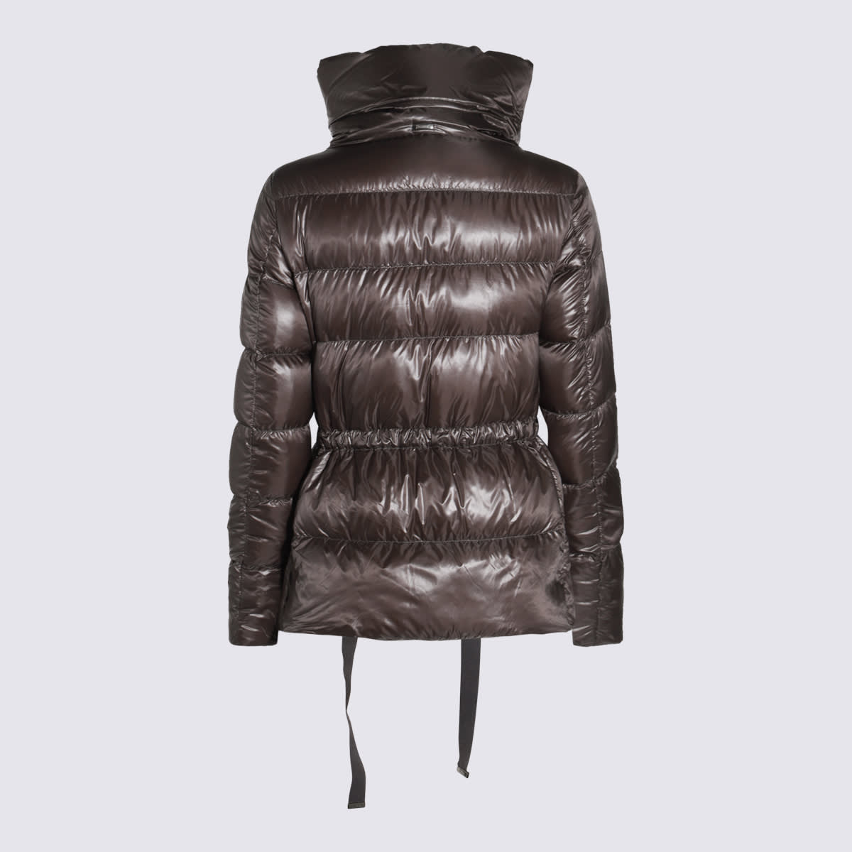 Shop Herno Dark Grey Down Jacket In Anthracite