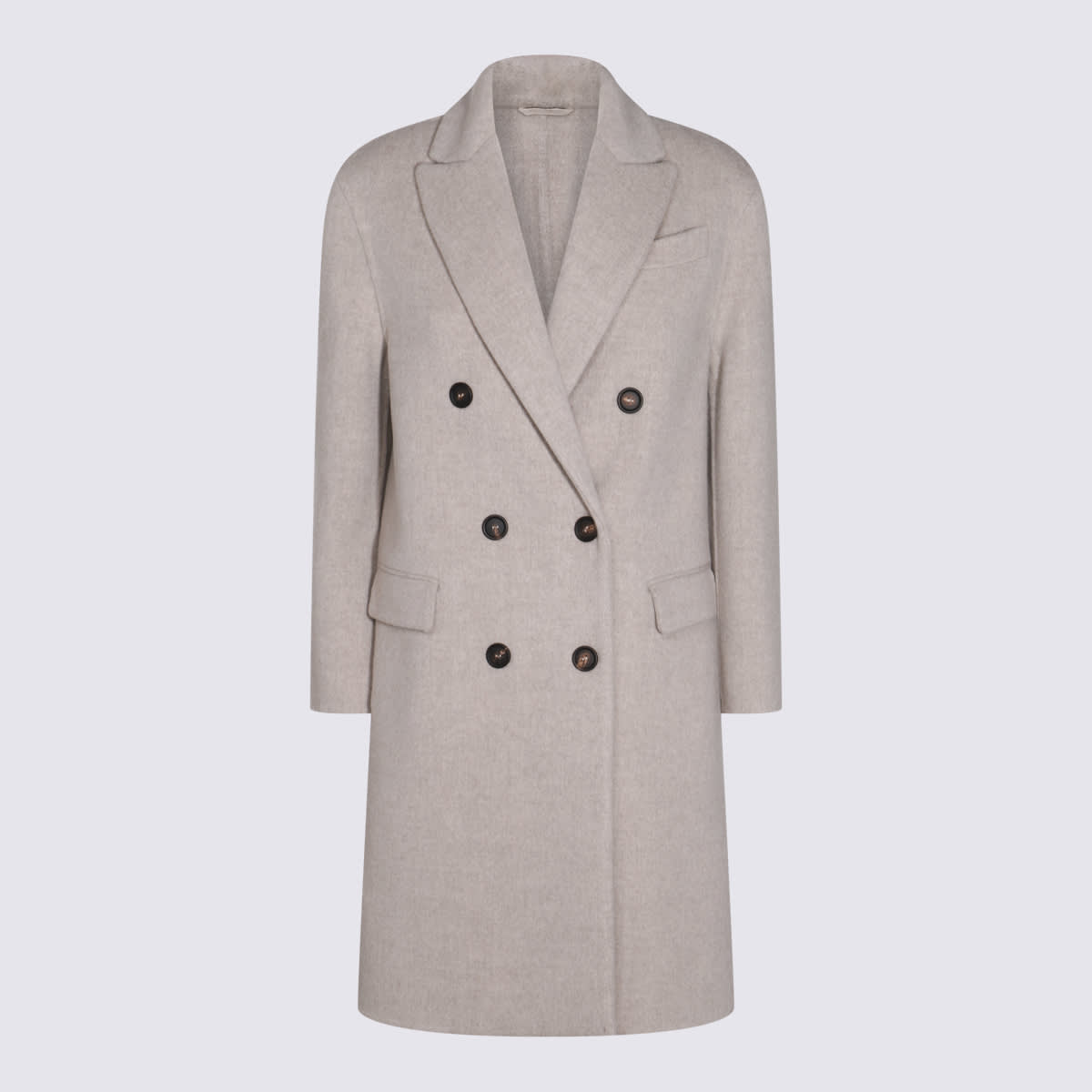 Beige Wool Coat