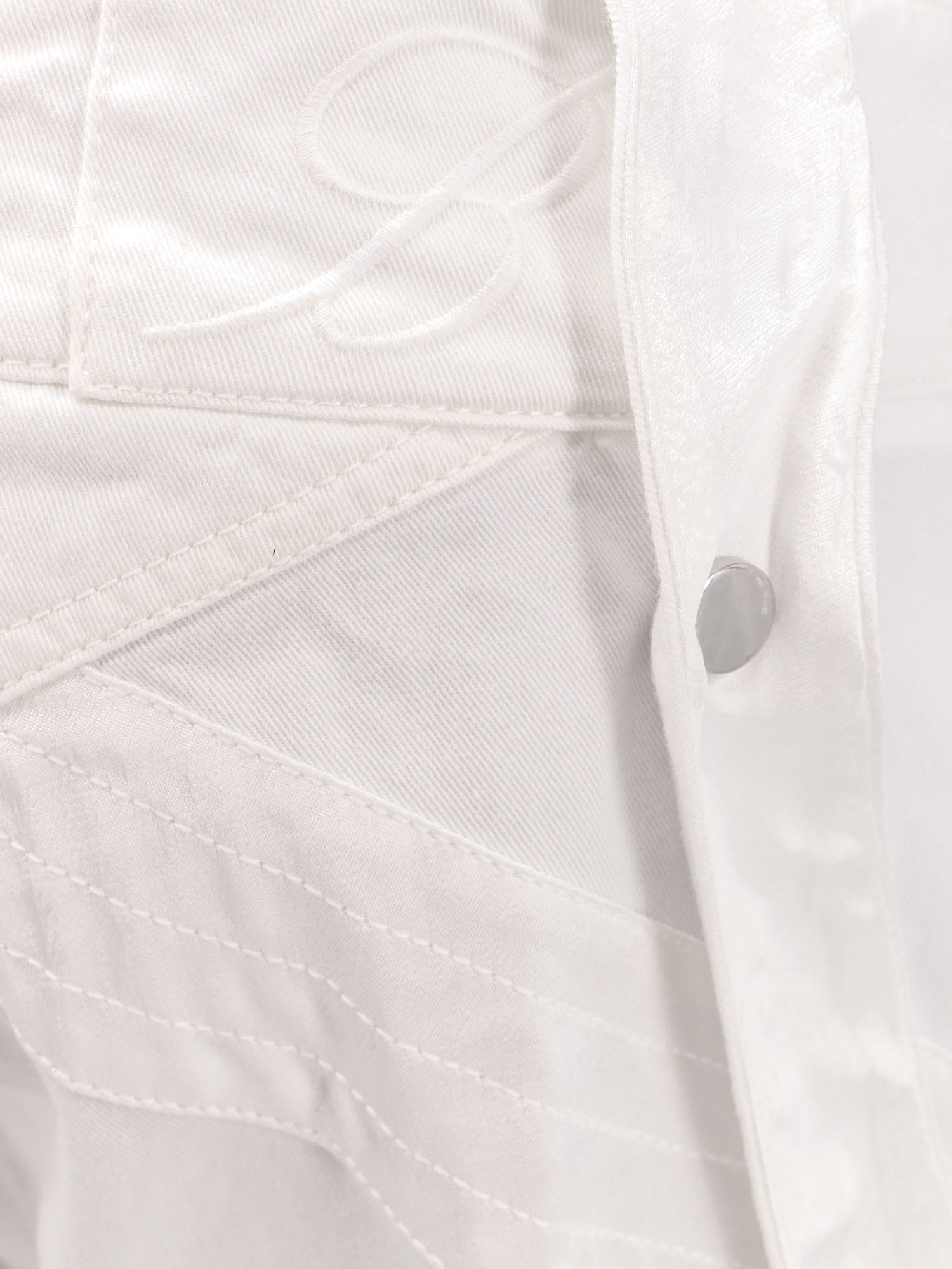Shop Blumarine Trouser In White