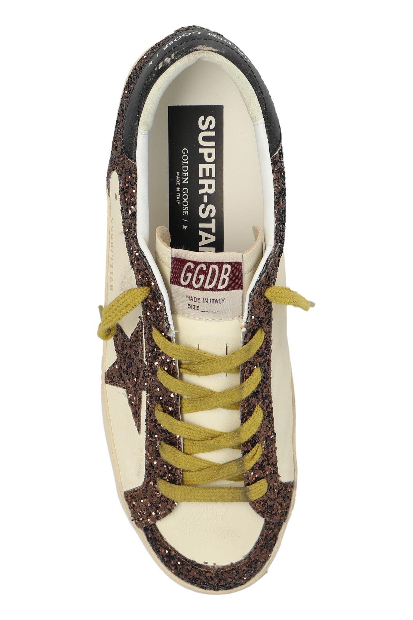 Shop Golden Goose Sneakers Super-star Double Quarter And Toe In Bianco