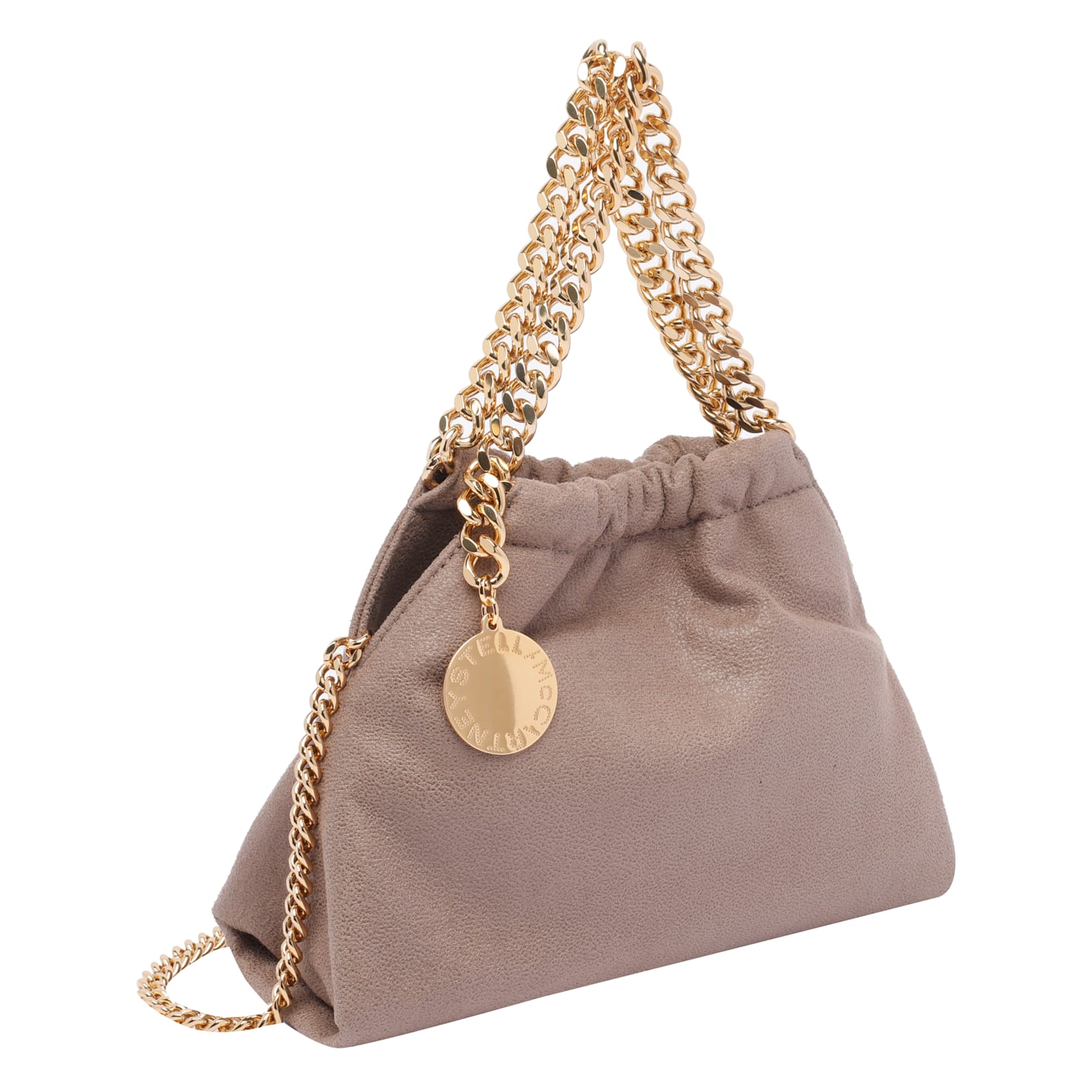 Stella Mccartney Falabella Coulisse Crossbody Bag In Sand
