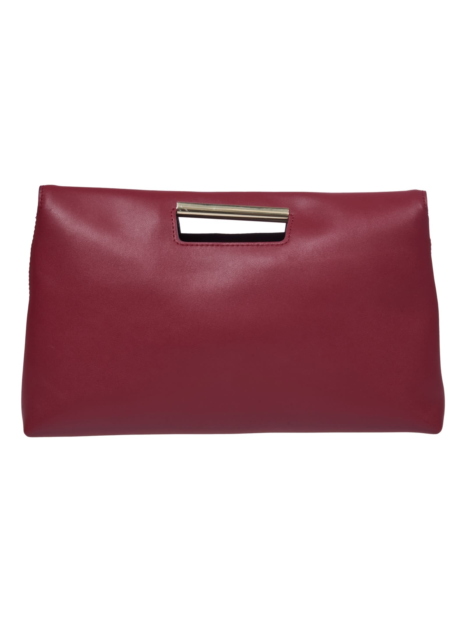 Furla ' Giada' Clutch In Burgundy