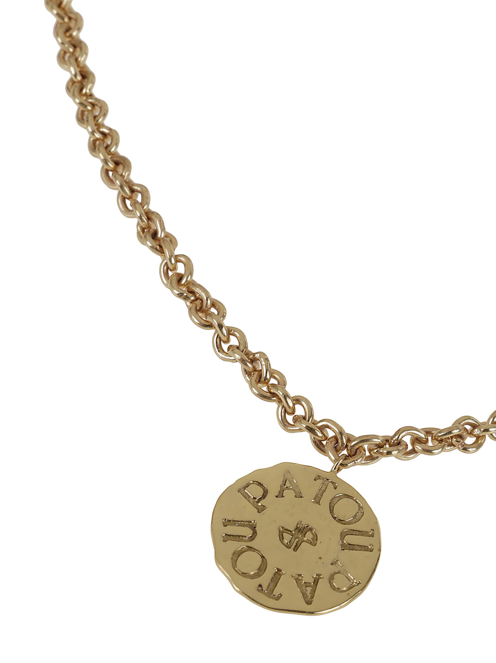 Shop Patou Antique Coin Charm Necklace In G Gold