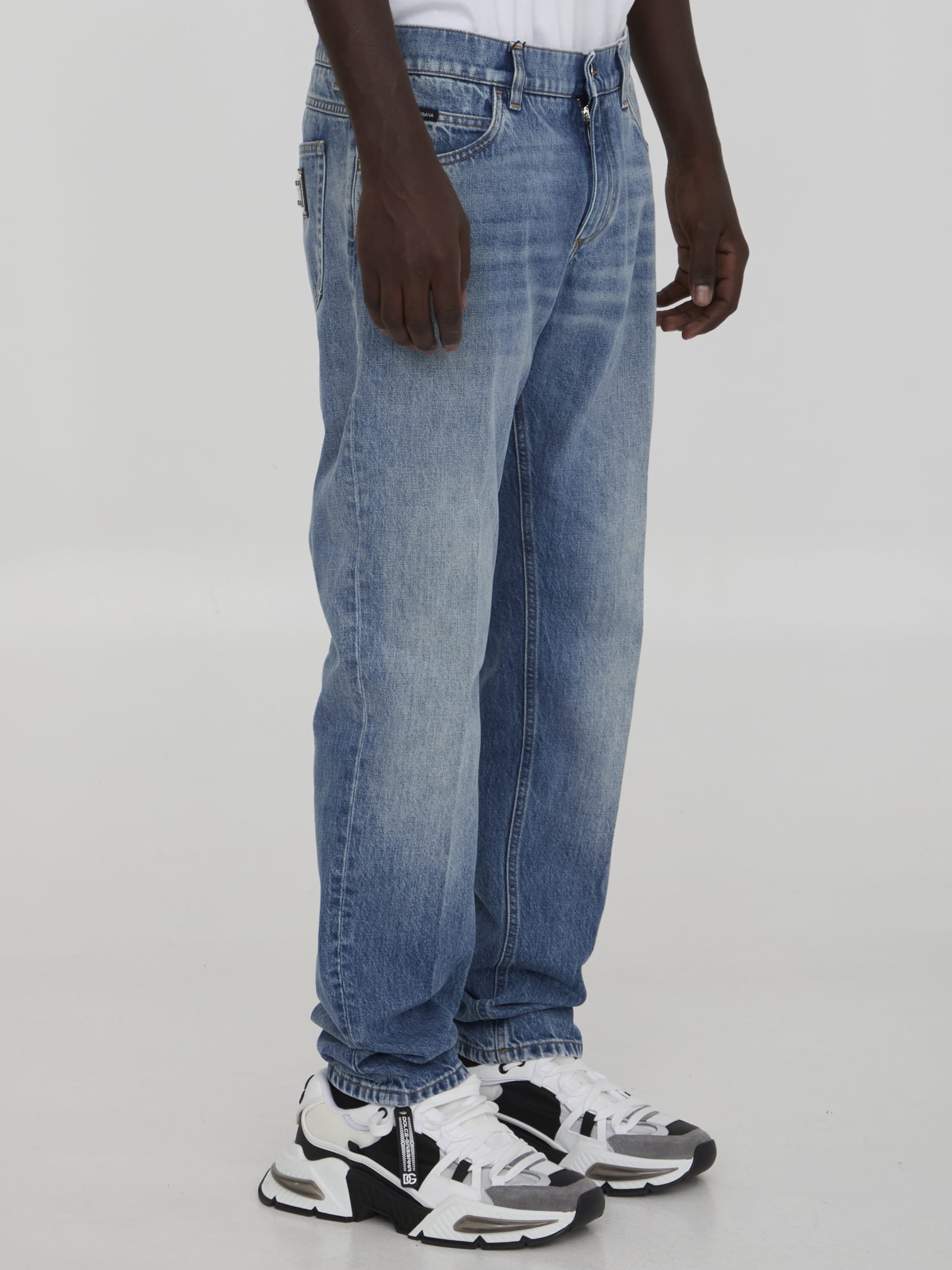 Shop Dolce & Gabbana Denim Jeans In Blue