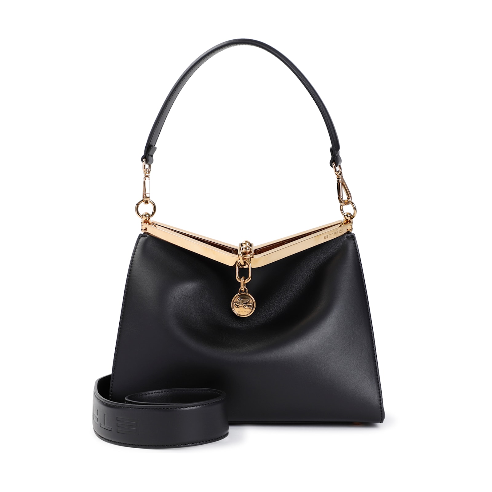 Shop Etro Vela M Bag In Nero