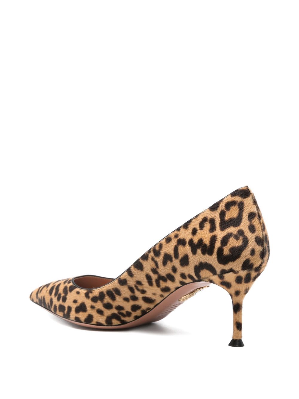 Aquazzura Purist Pump 65 In Animal Print