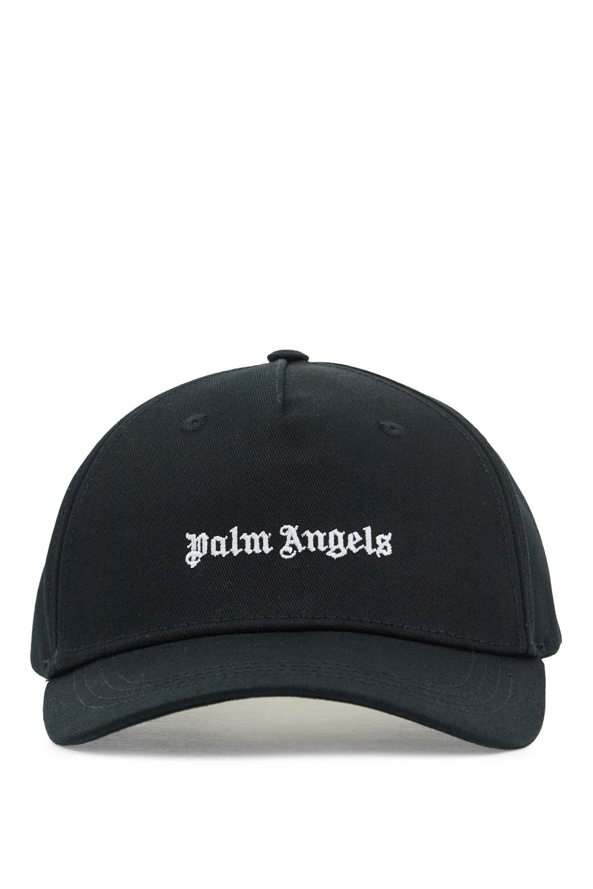 PALM ANGELS BLACK COTTON CAP 