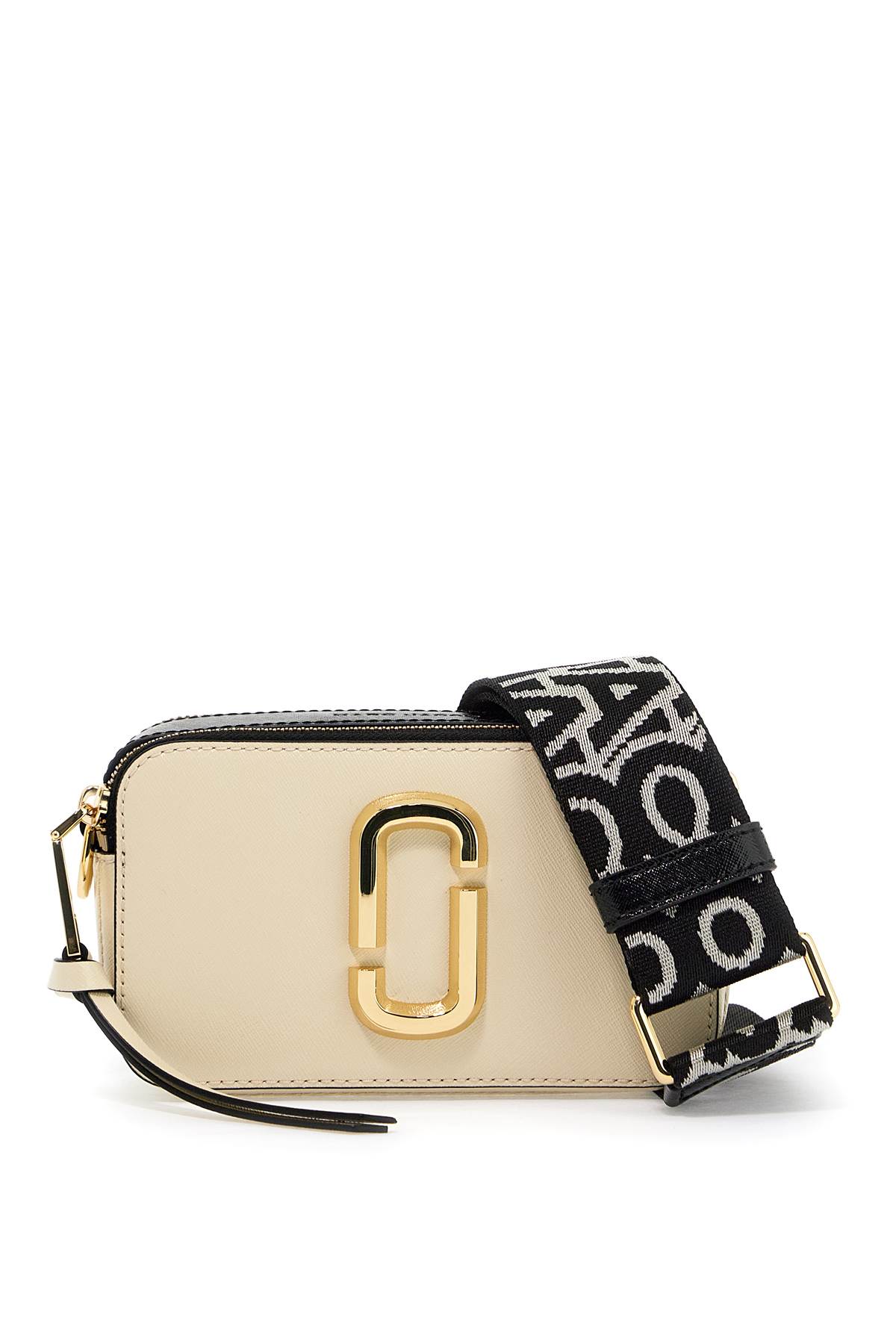 Shop Marc Jacobs The Snapshot Camera Bag In Cloud White/multi (black)