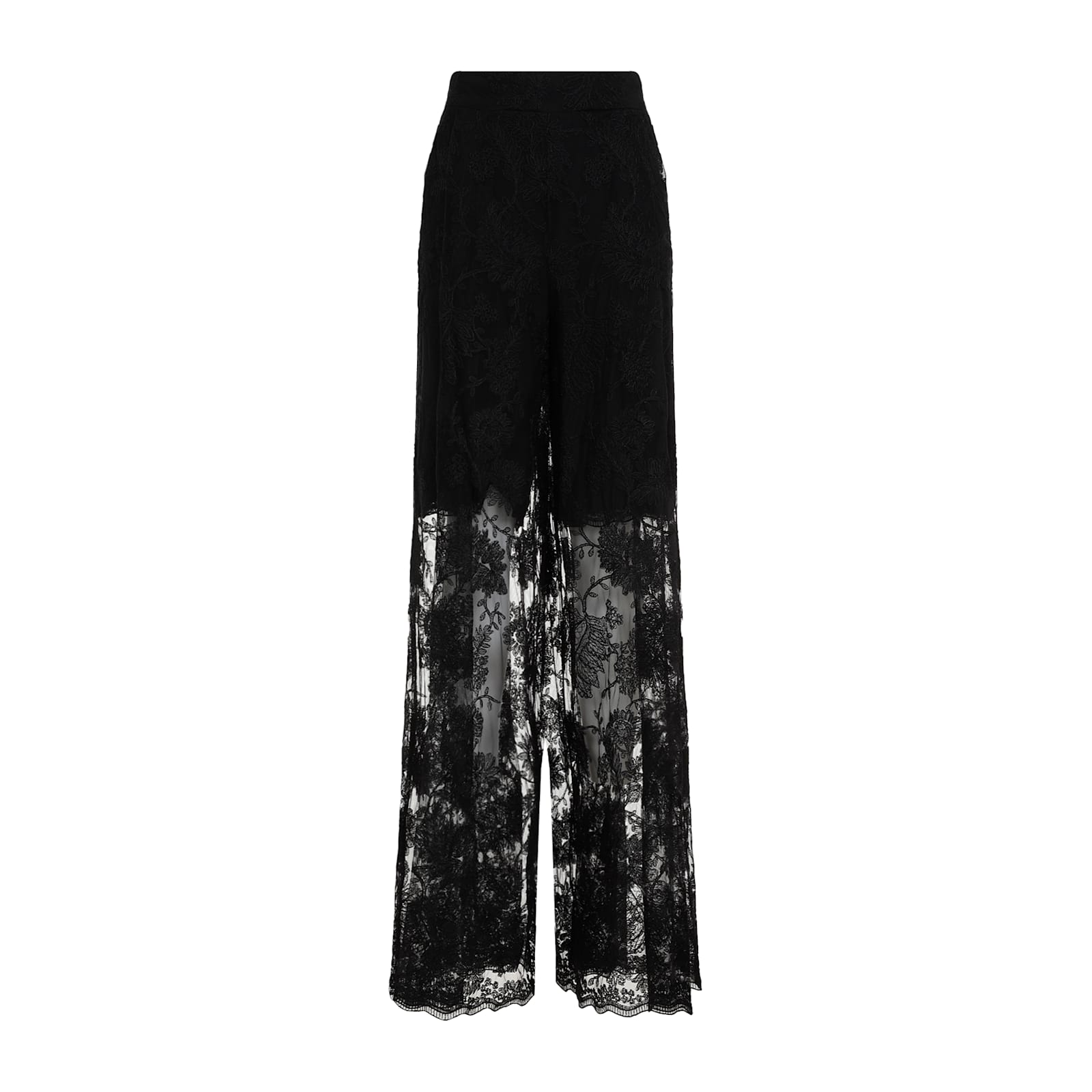 Shop Ermanno Scervino Polyester Pants In Black