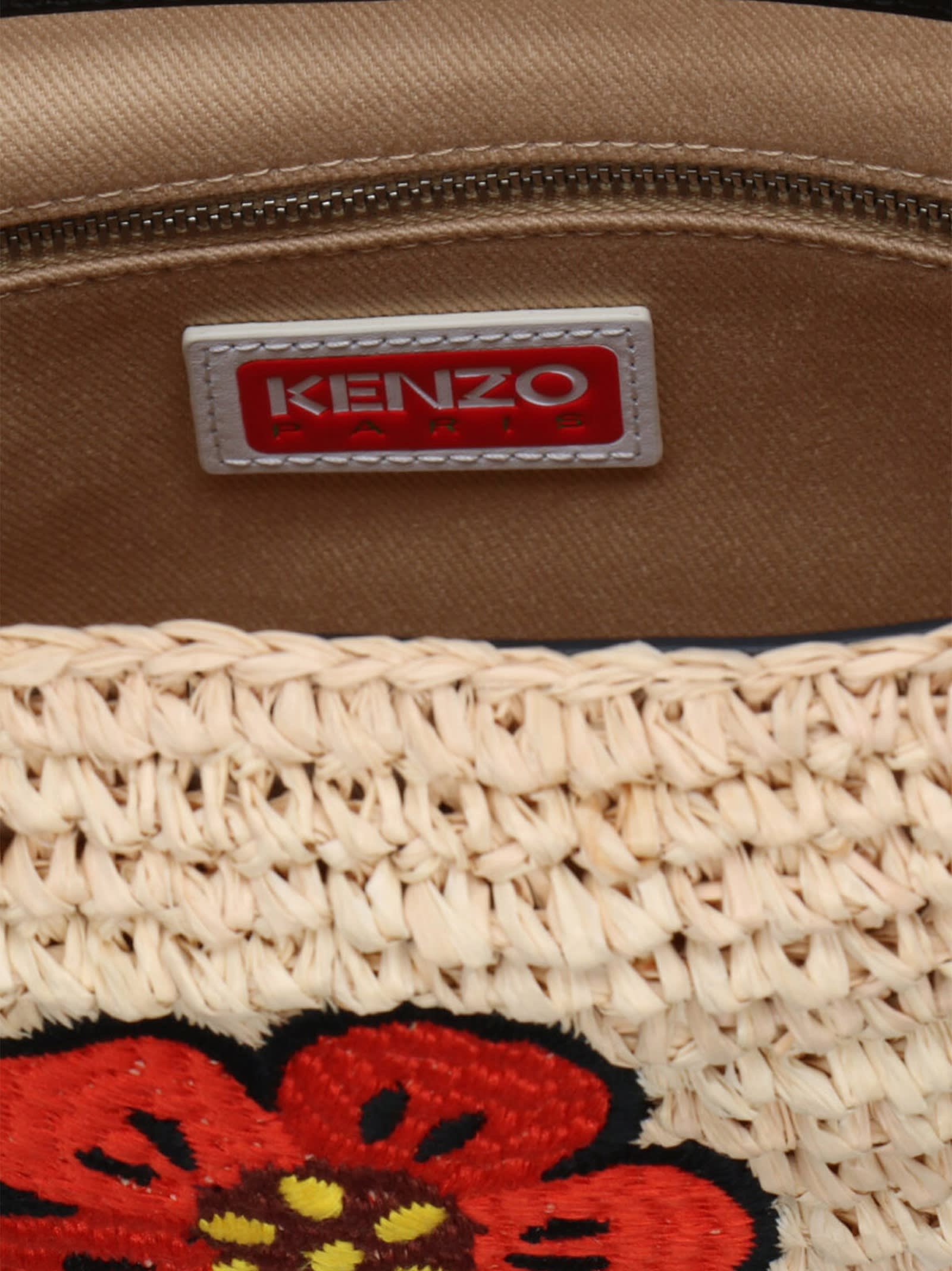 Shop Kenzo Sac Seau Bucket Bag In Beige