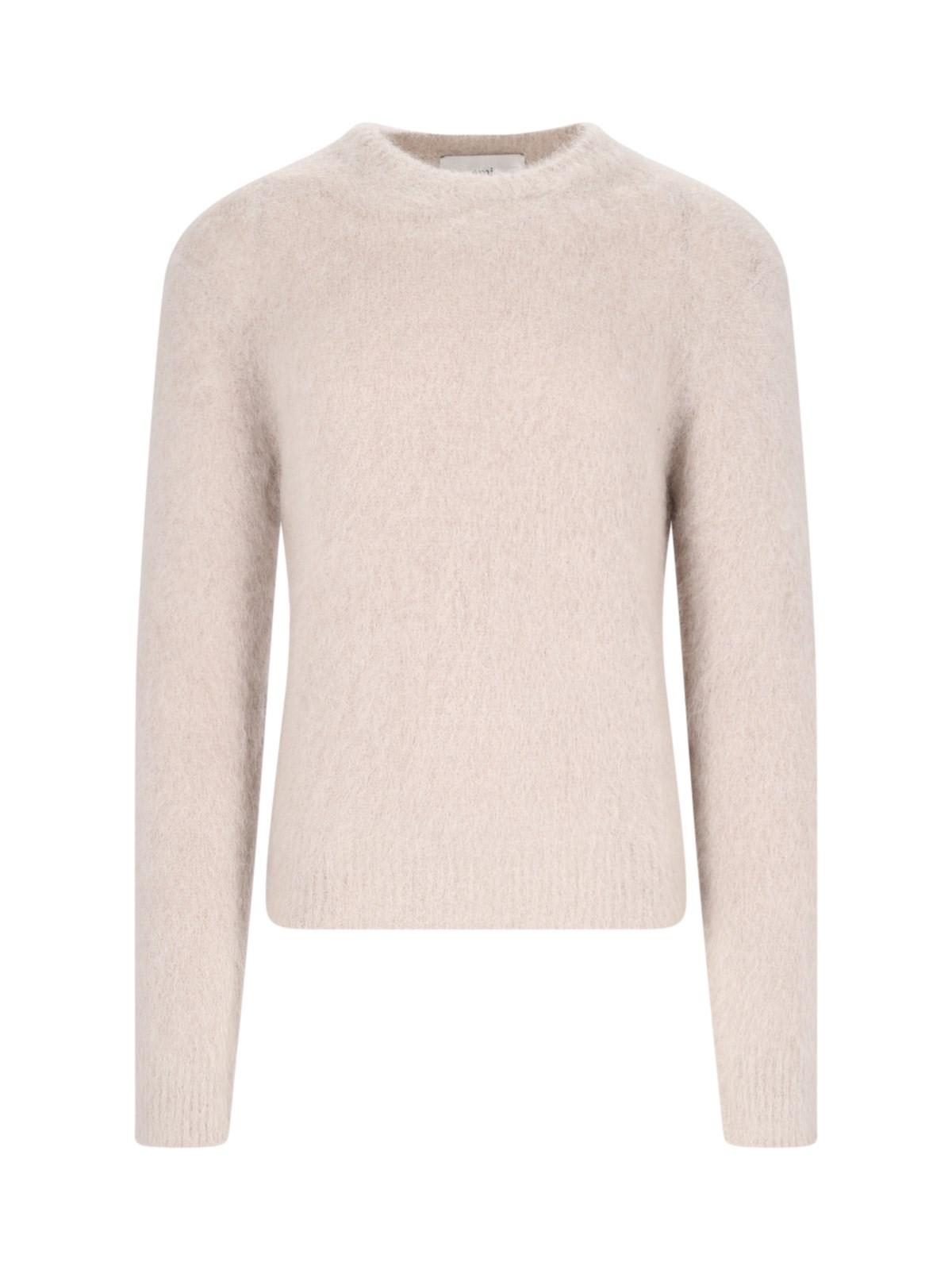 Shop Ami Alexandre Mattiussi Basic Sweater In Brown